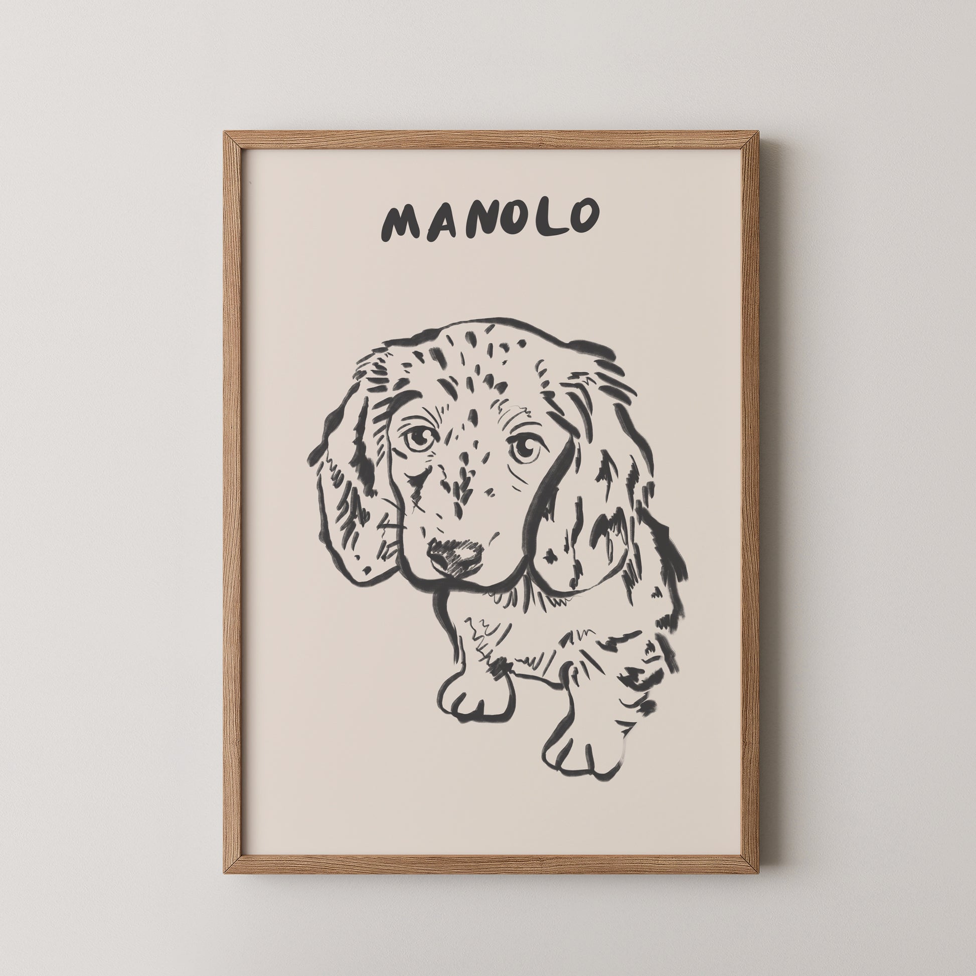 Classic Custom Portrait in Charcoal