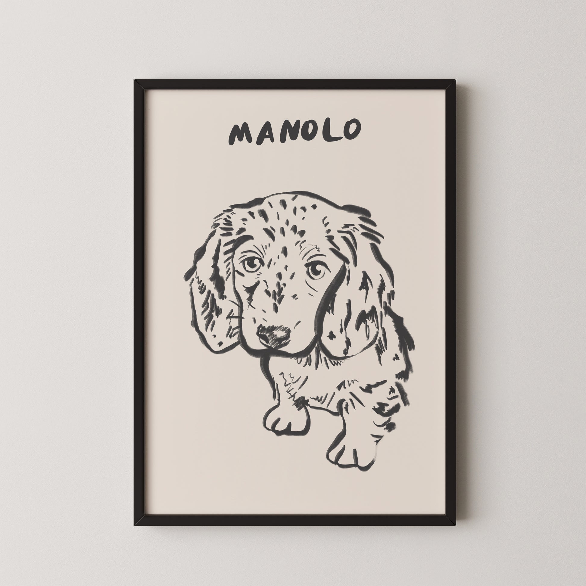 Classic Custom Portrait in Charcoal