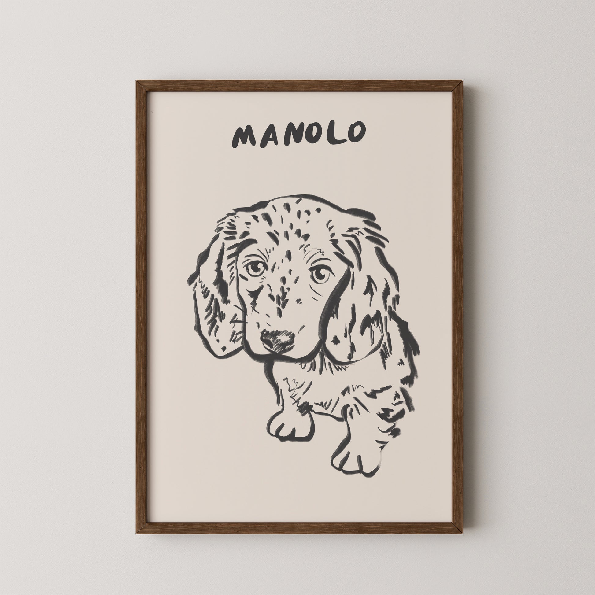 Classic Custom Portrait in Charcoal