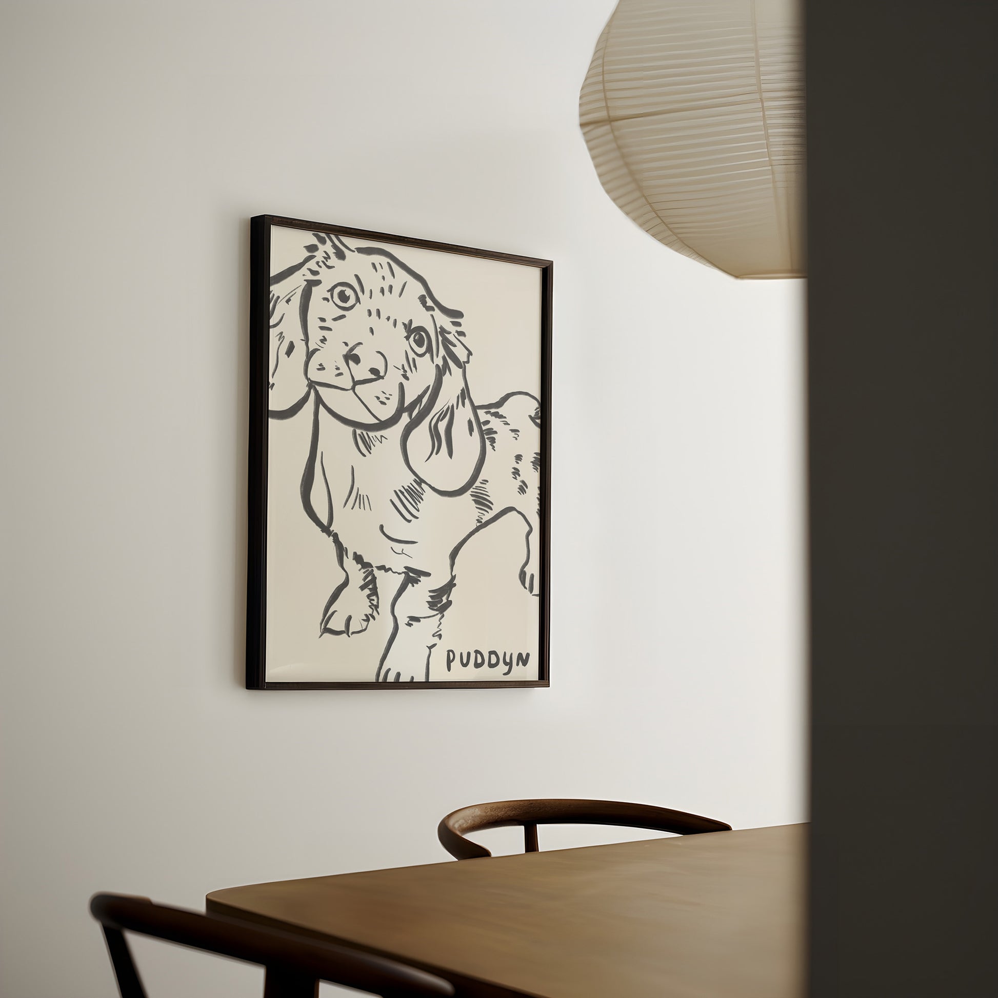 Cropped Custom Portrait in Charcoal