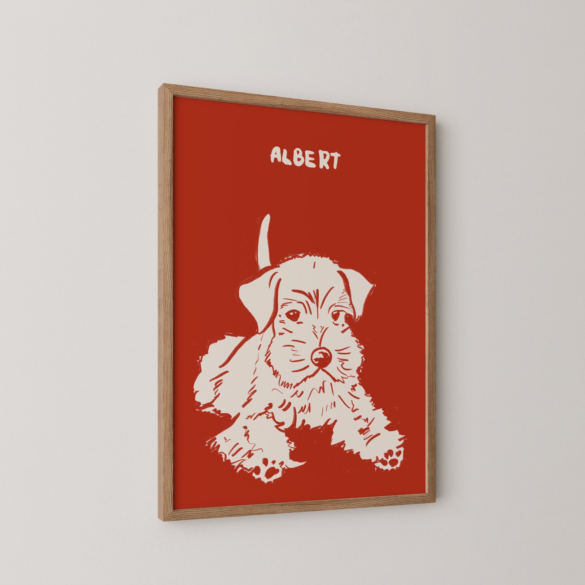 Soft Pop Custom Portrait Red