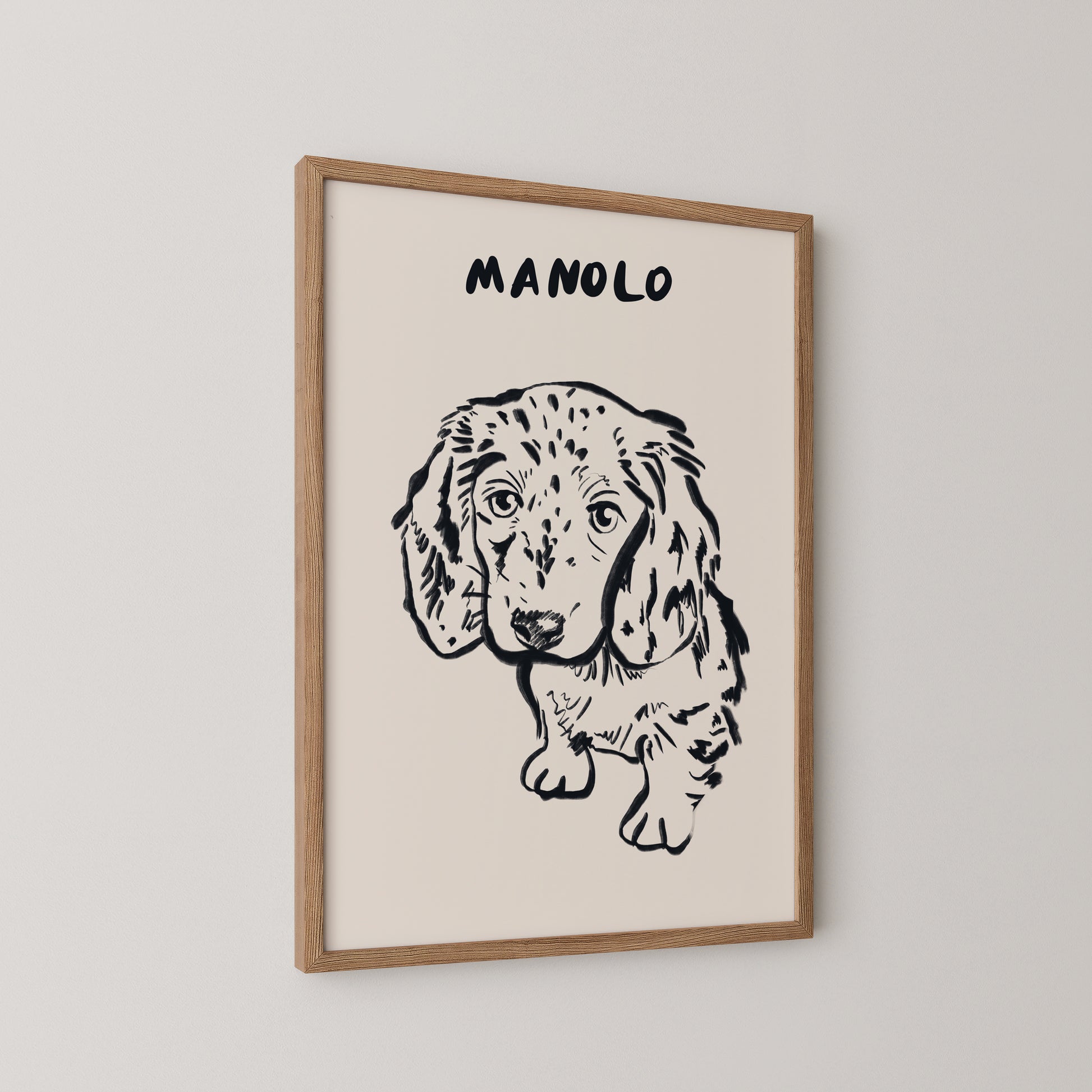 Classic Custom Portrait in Black