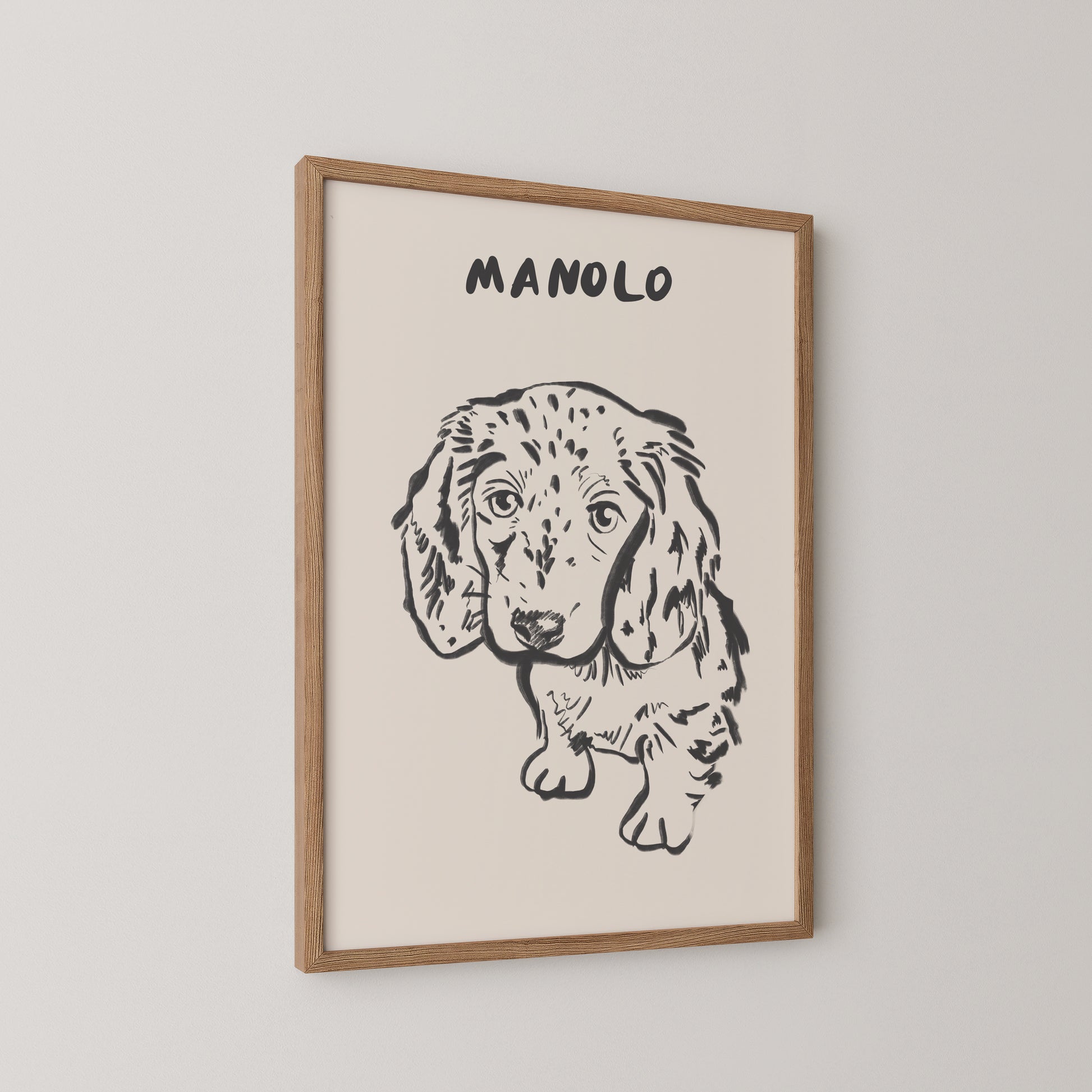 Classic Custom Portrait in Charcoal