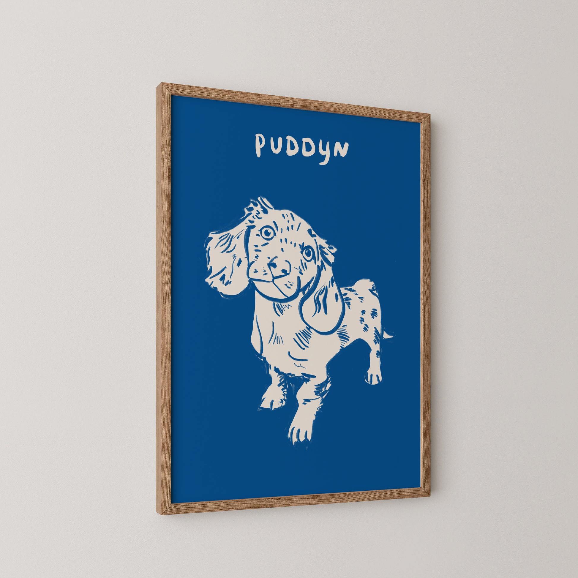 Soft Pop Custom Portrait Blue