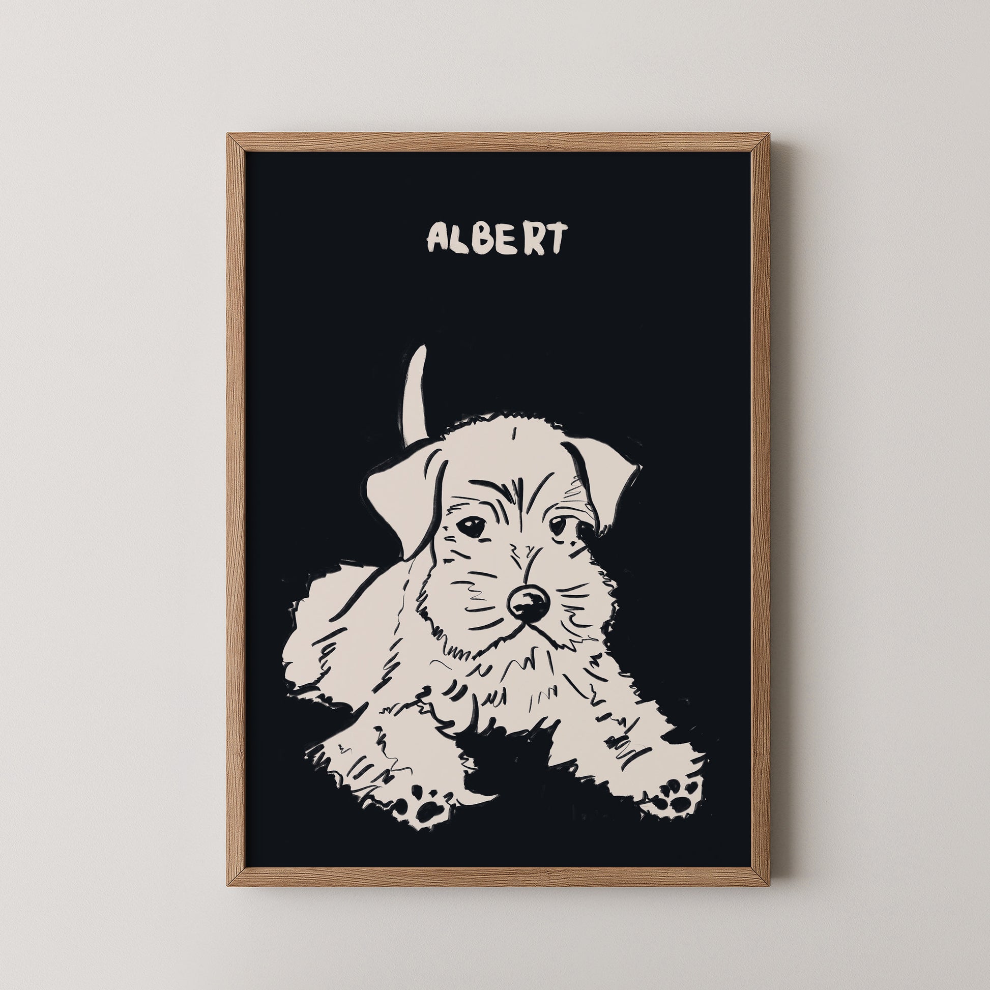 Soft Pop Custom Portrait Black