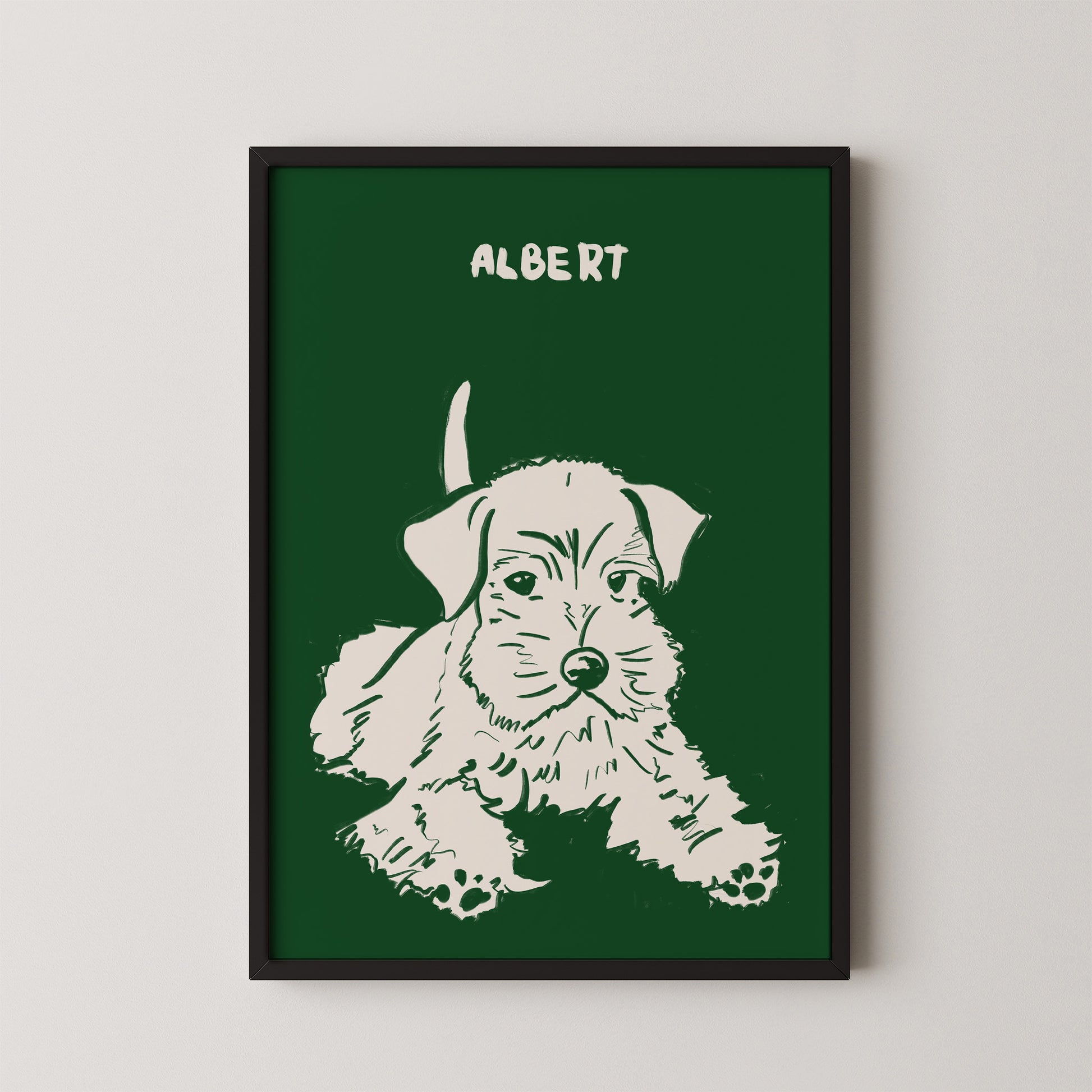 Soft Pop Custom Portrait Green