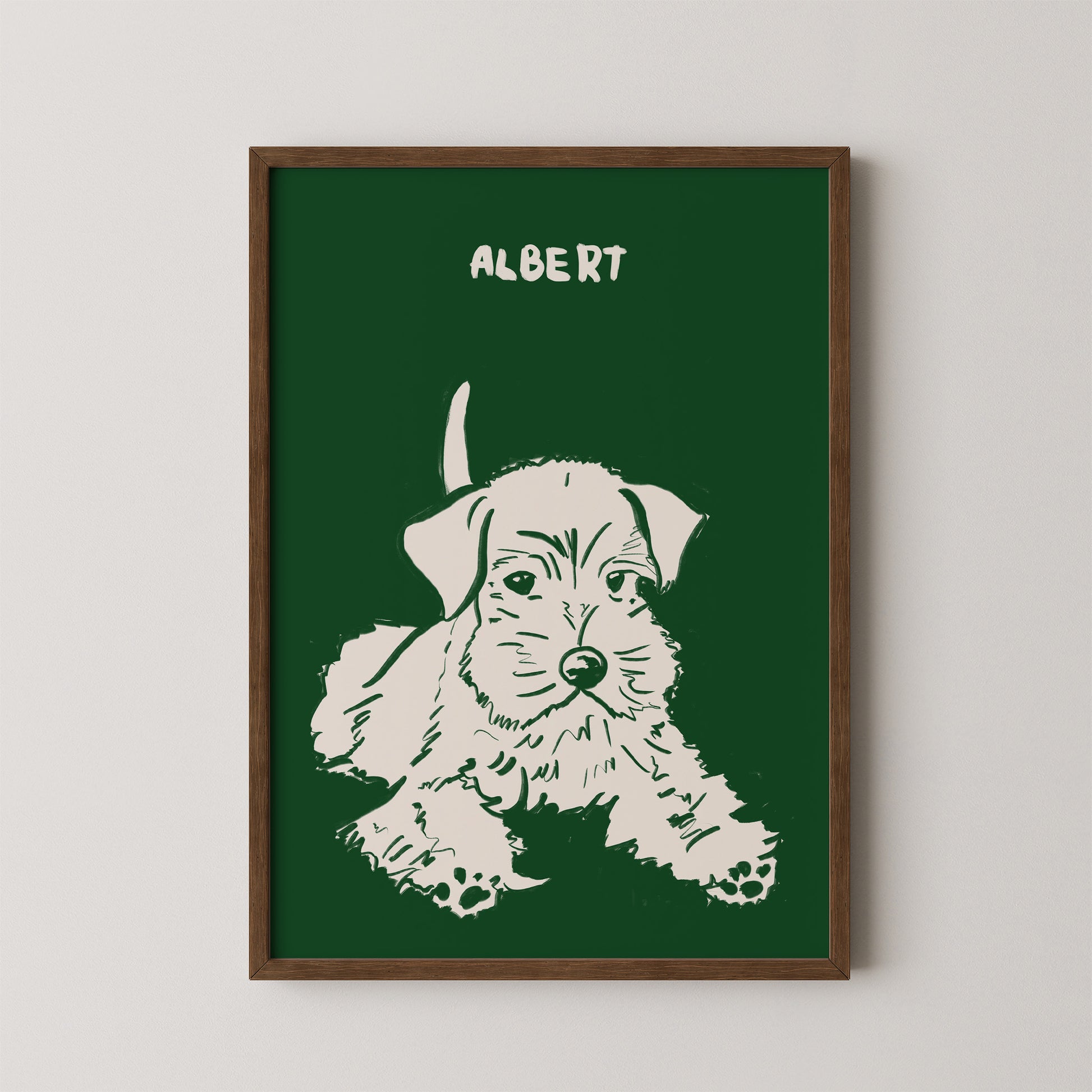 Soft Pop Custom Portrait Green