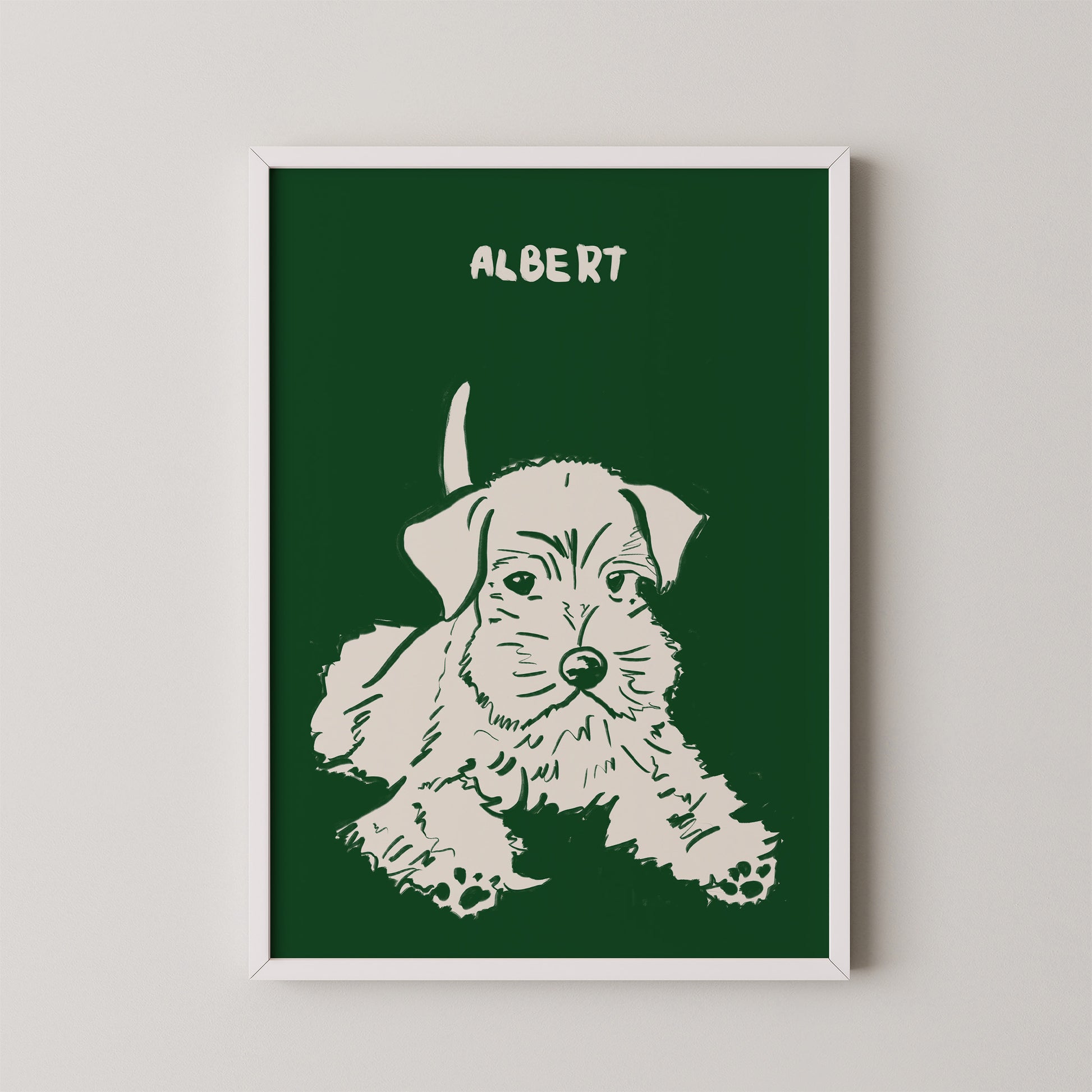 Soft Pop Custom Portrait Green