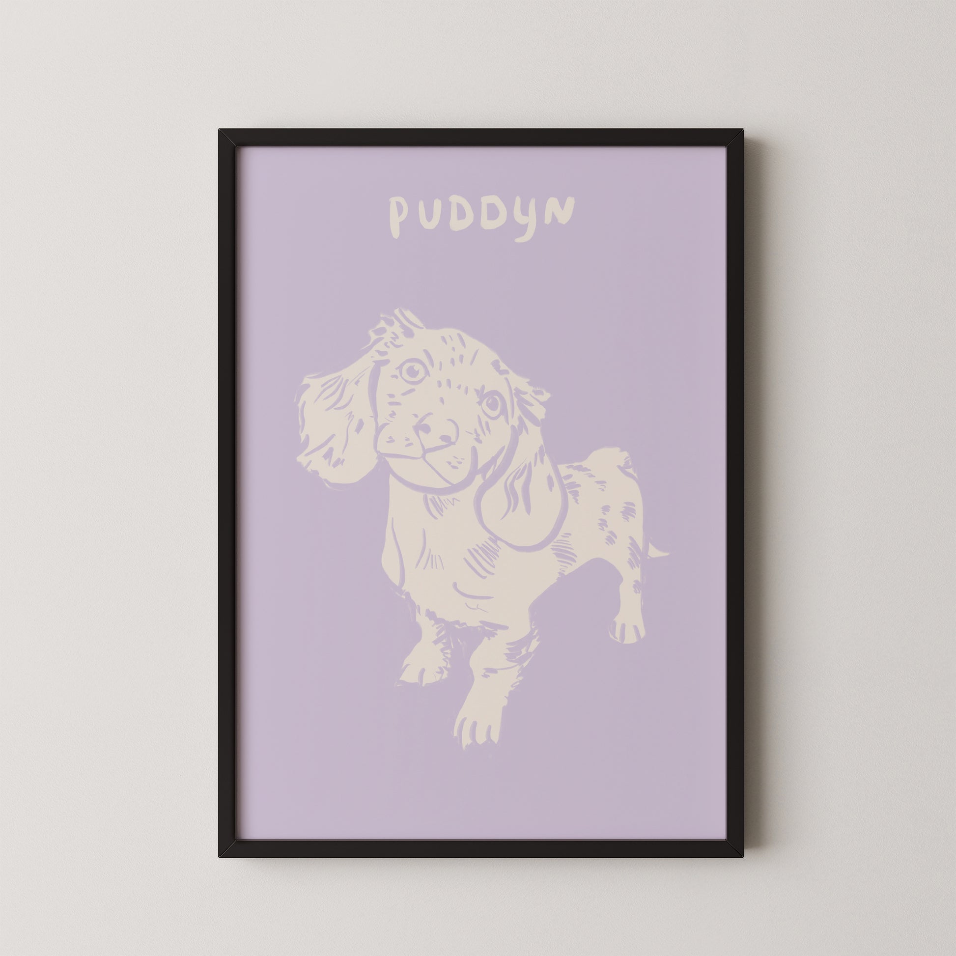 Soft Pop Custom Portrait Lilac