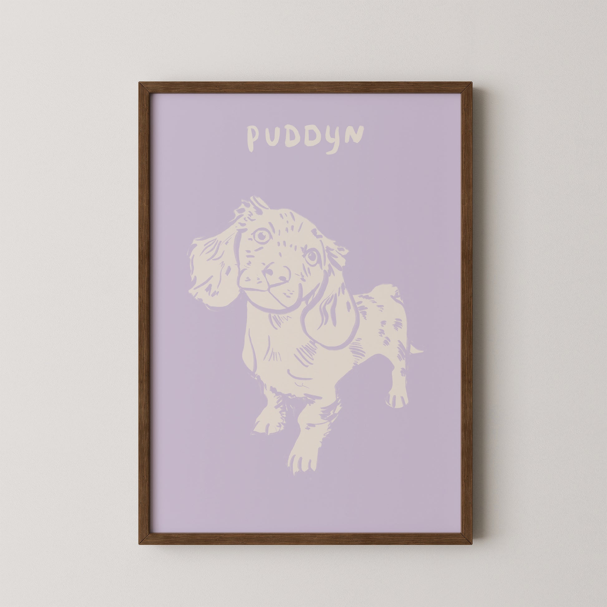 Soft Pop Custom Portrait Lilac