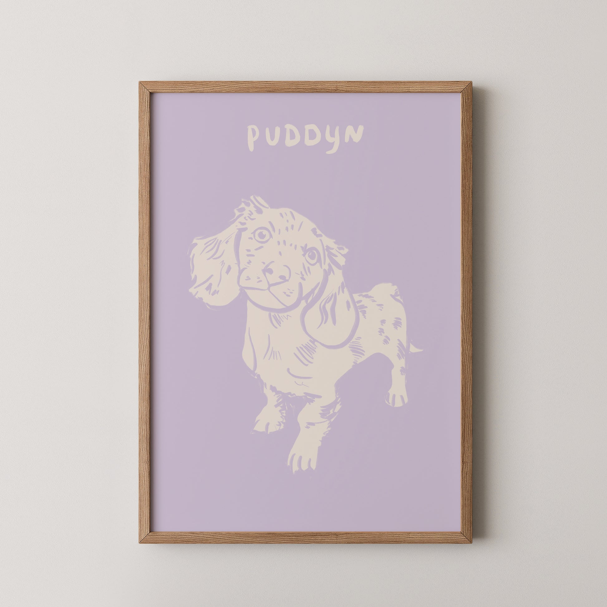 Soft Pop Custom Portrait Lilac