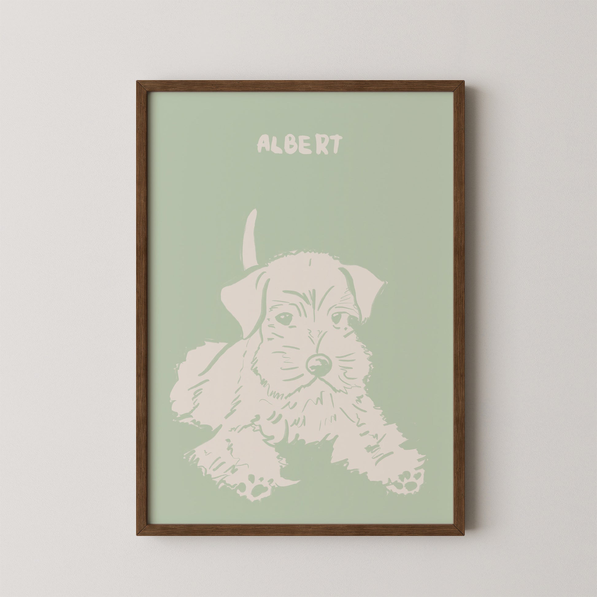 Soft Pop Custom Portrait Sage