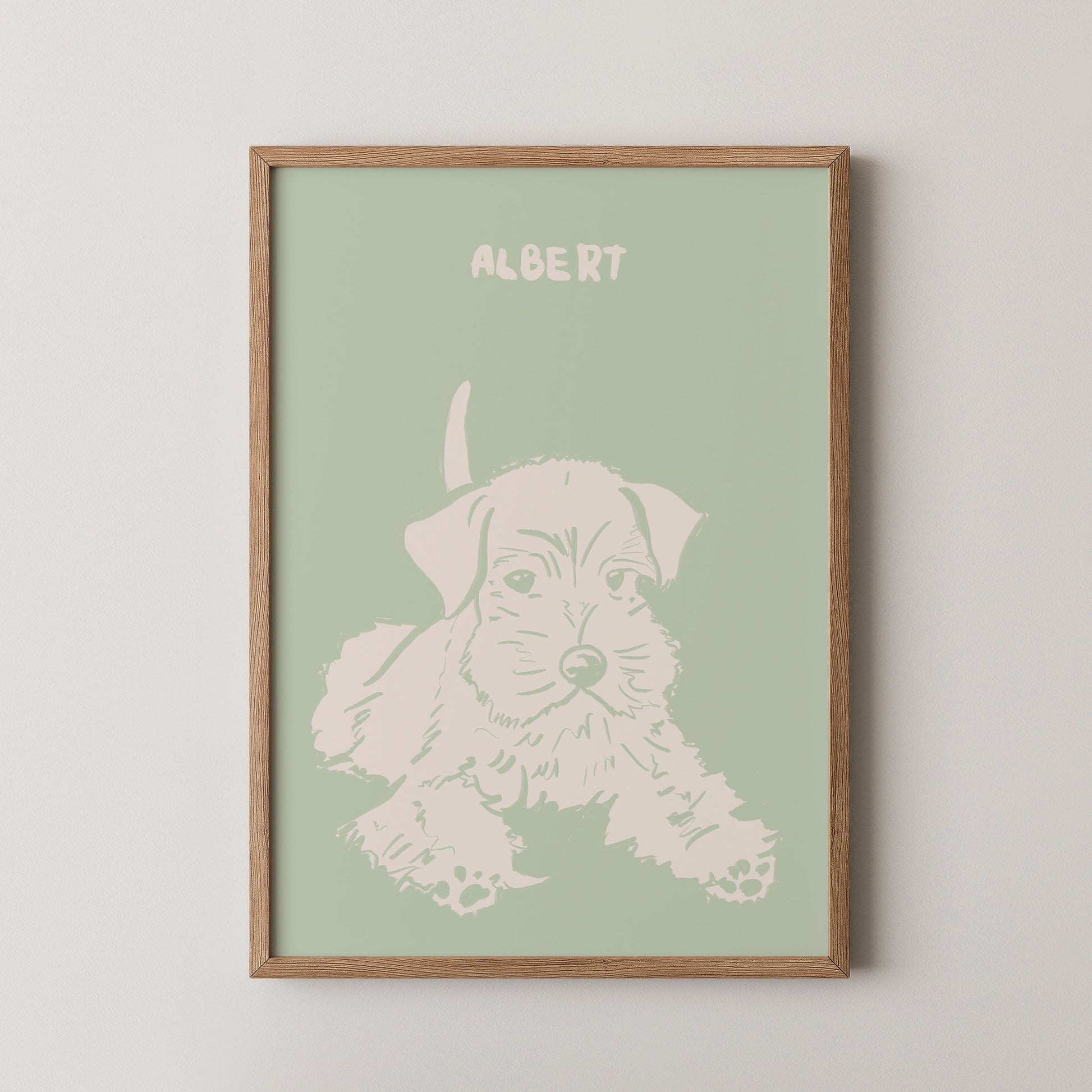 Soft Pop Custom Portrait Sage