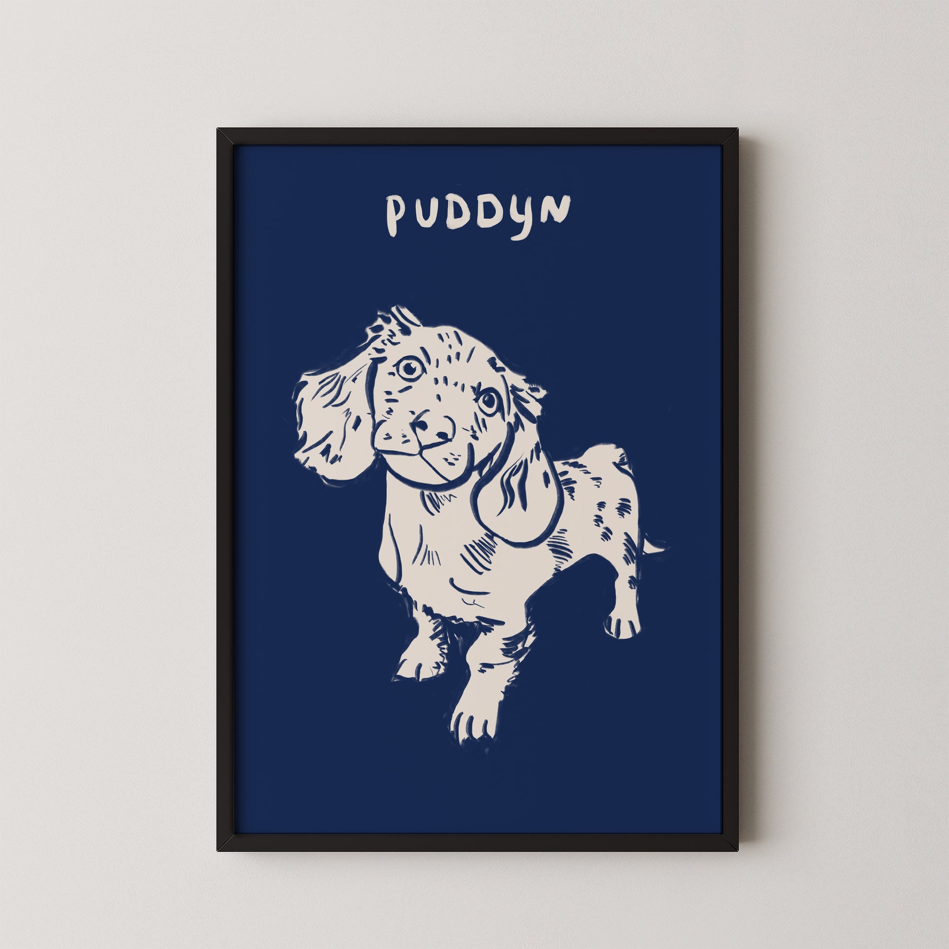 Soft Pop Custom Portrait Midnight Blue