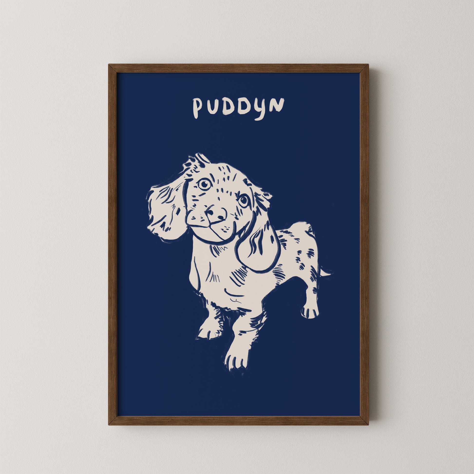 Soft Pop Custom Portrait Midnight Blue