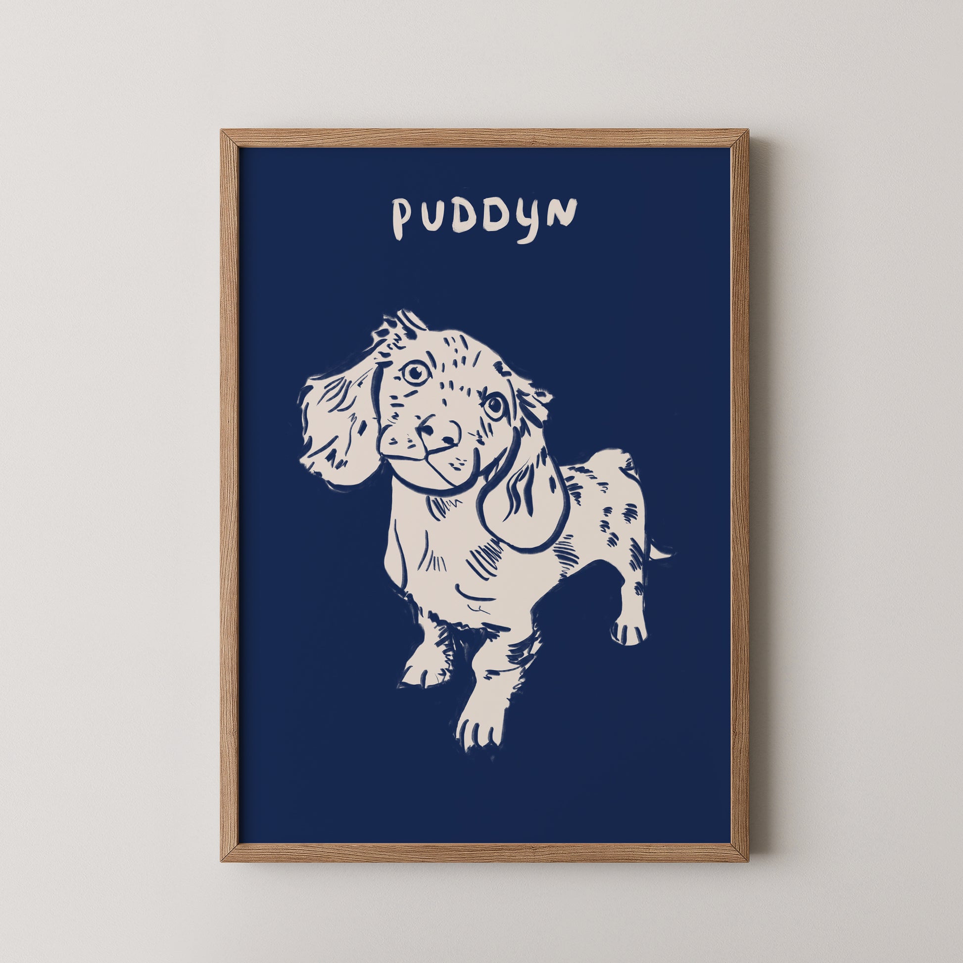 Soft Pop Custom Portrait Midnight Blue