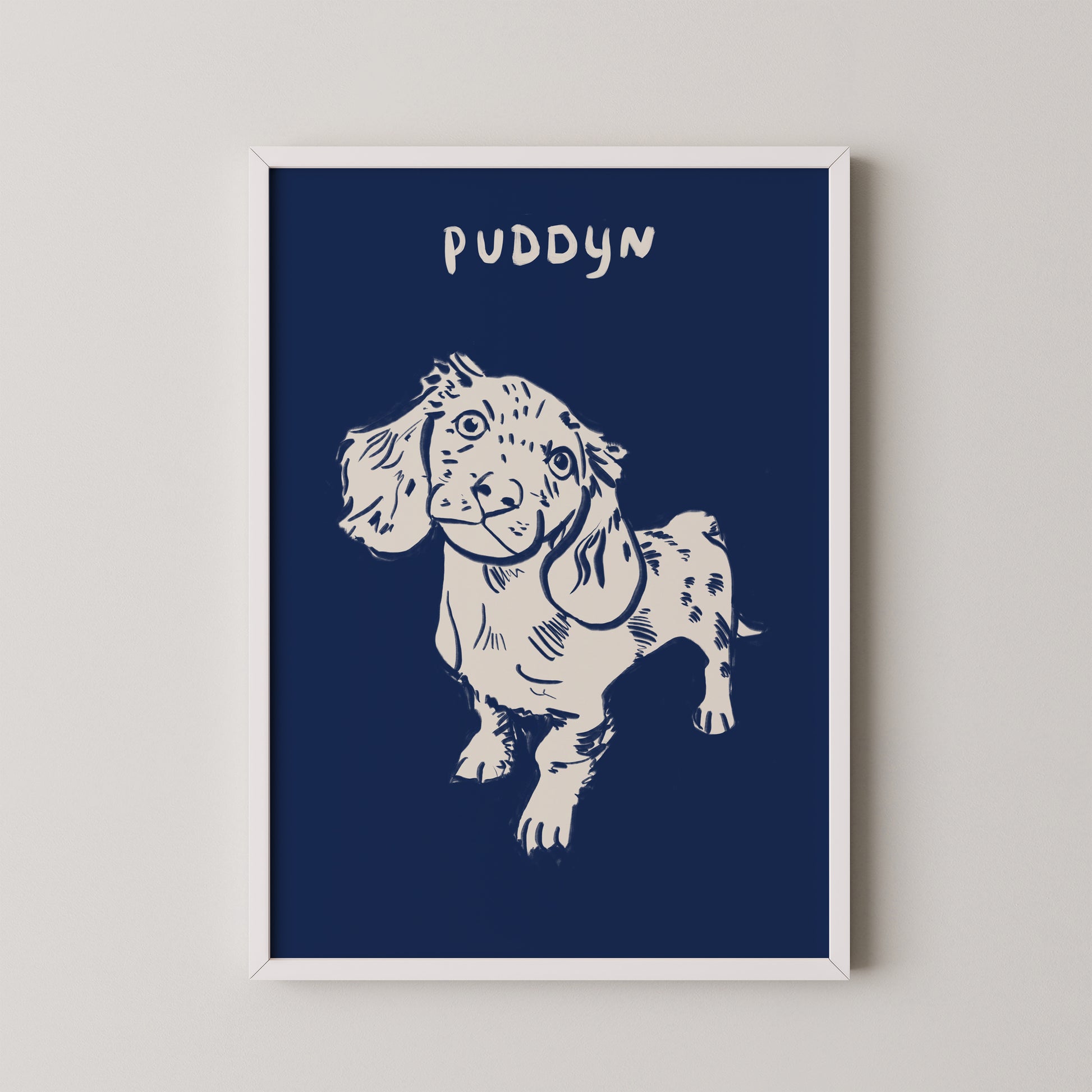 Soft Pop Custom Portrait Midnight Blue