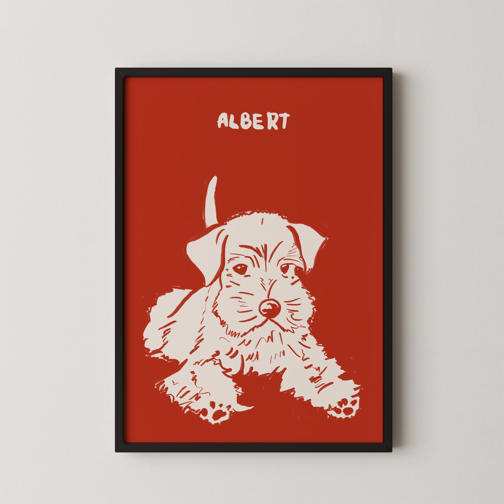 Soft Pop Custom Portrait Red