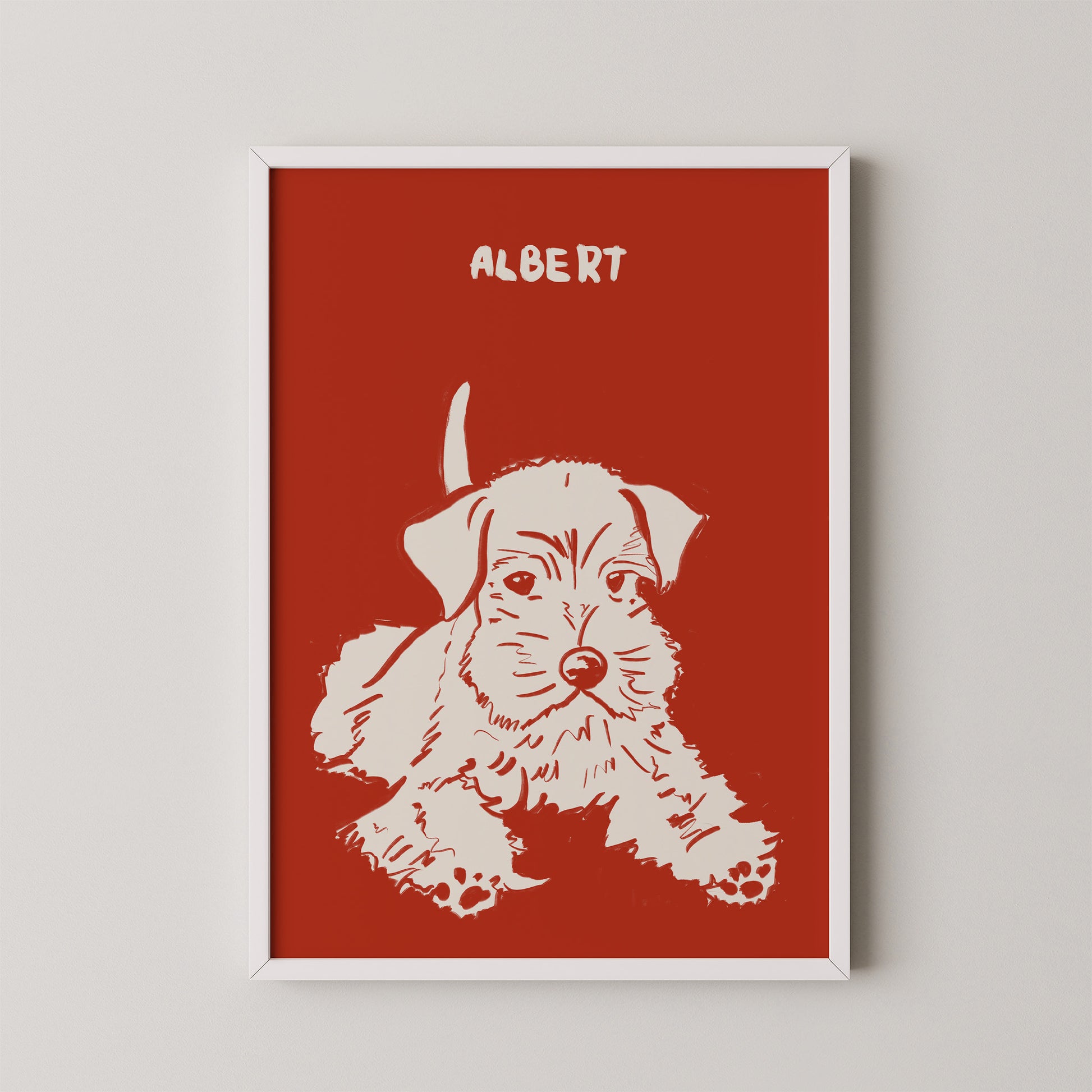 Soft Pop Custom Portrait Red