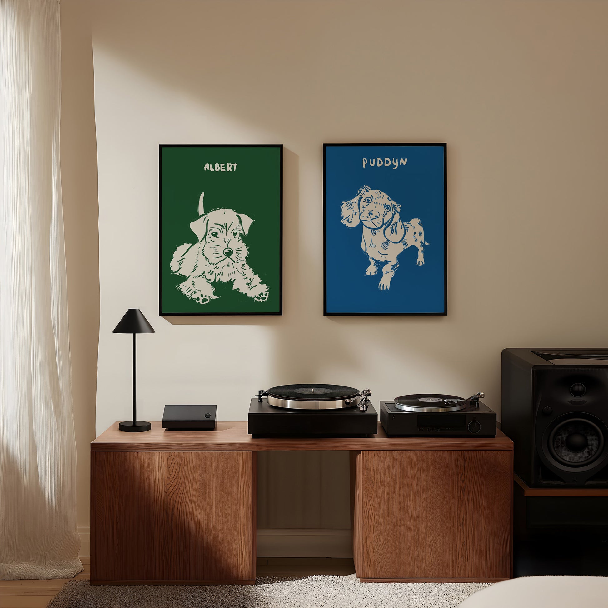 Soft Pop Custom Portrait Green