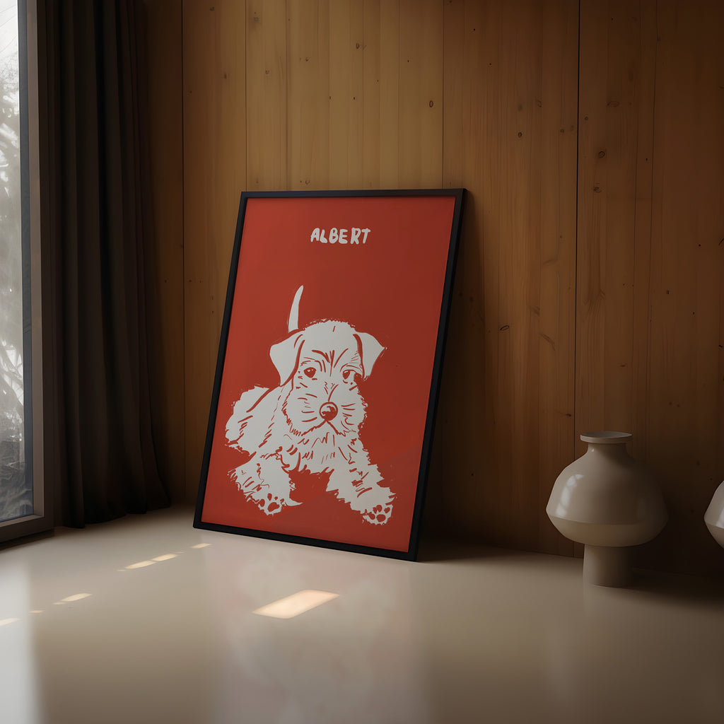 Soft Pop Custom Portrait Red