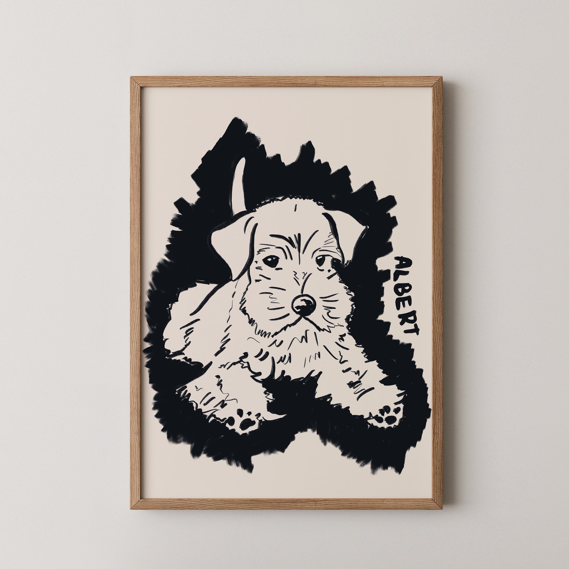 Halo Custom Portrait in Black