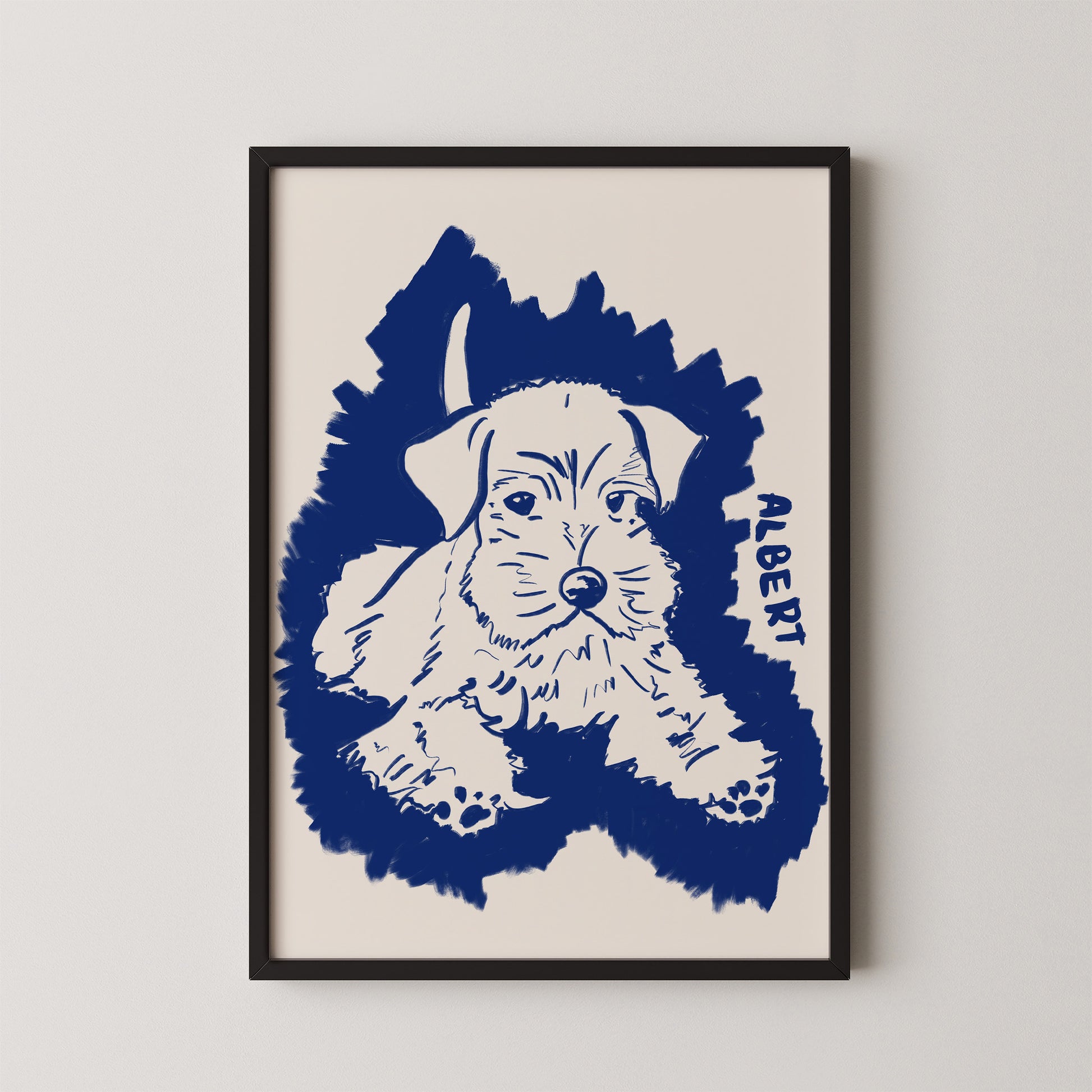 Halo Custom Portrait in Blue