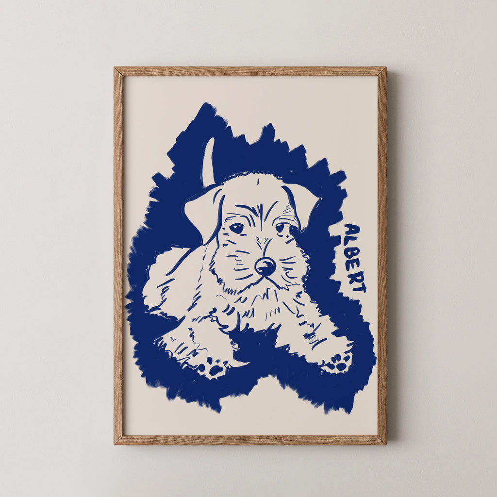 Halo Custom Portrait in Blue