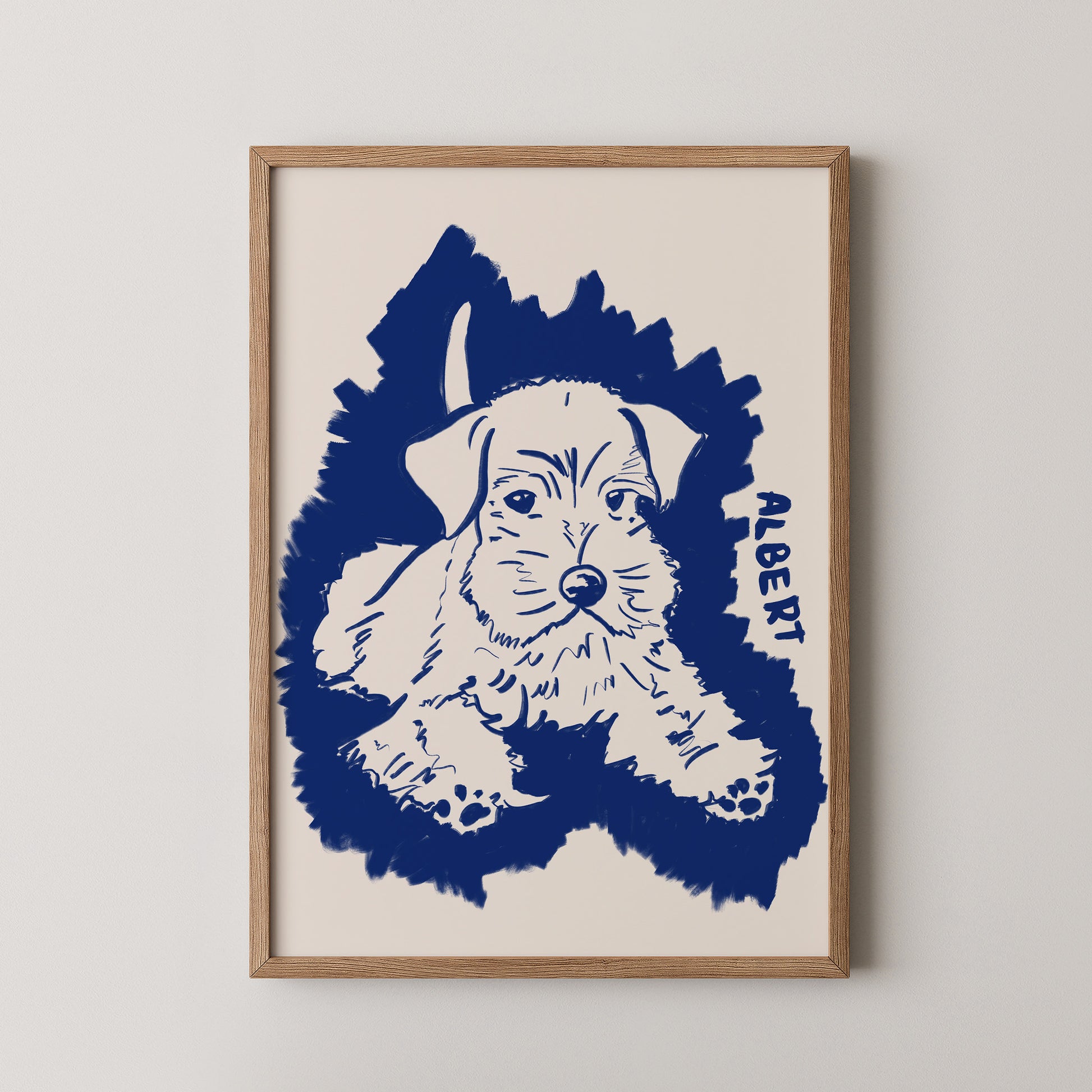 Halo Custom Portrait in Blue