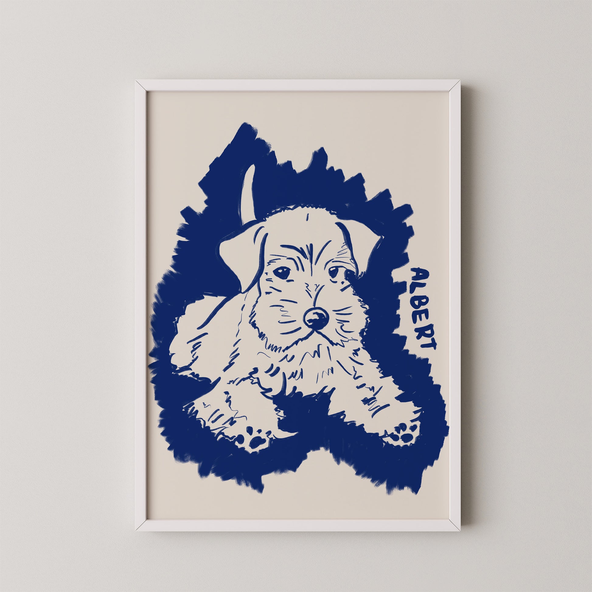 Halo Custom Portrait in Blue