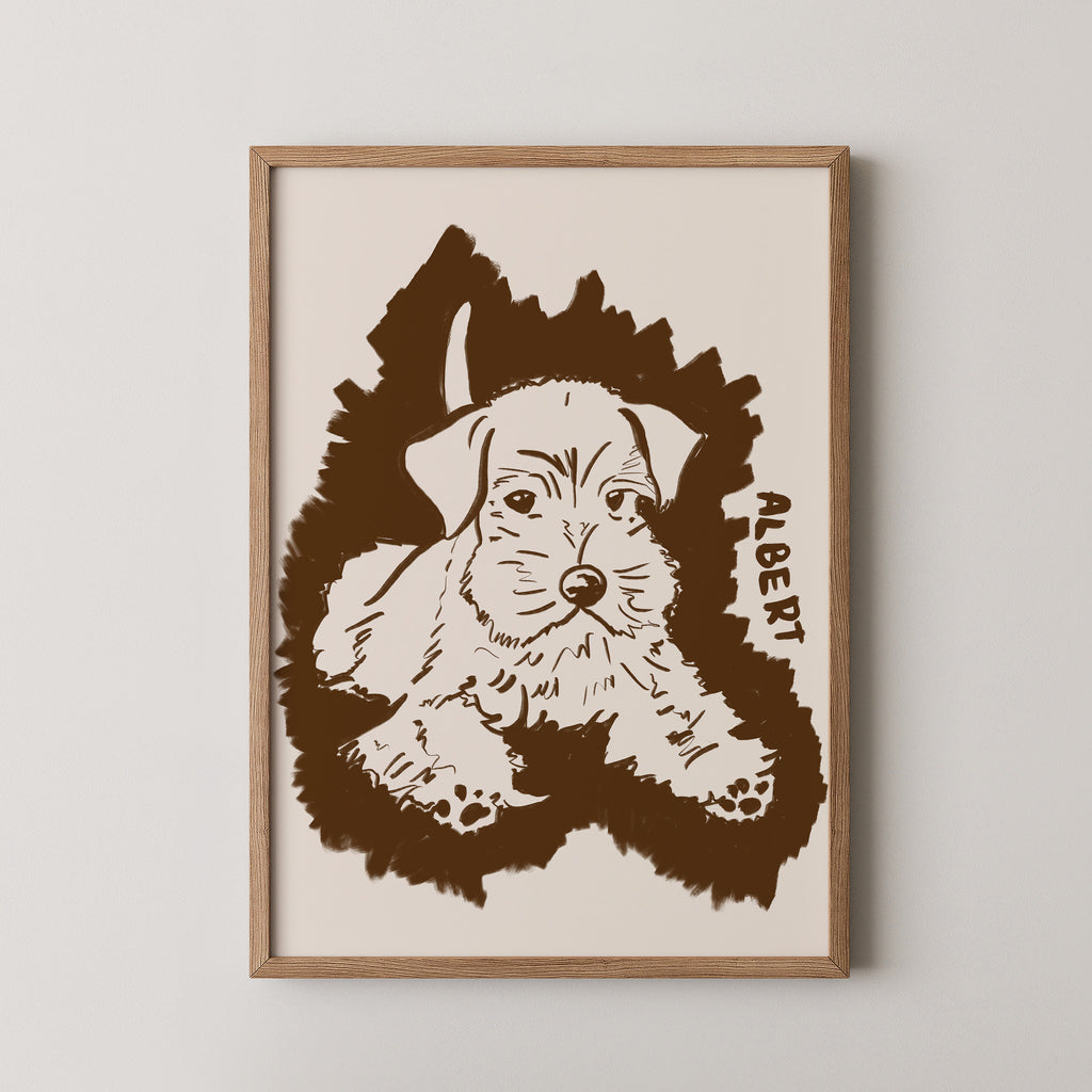 Halo Custom Portrait in Espresso