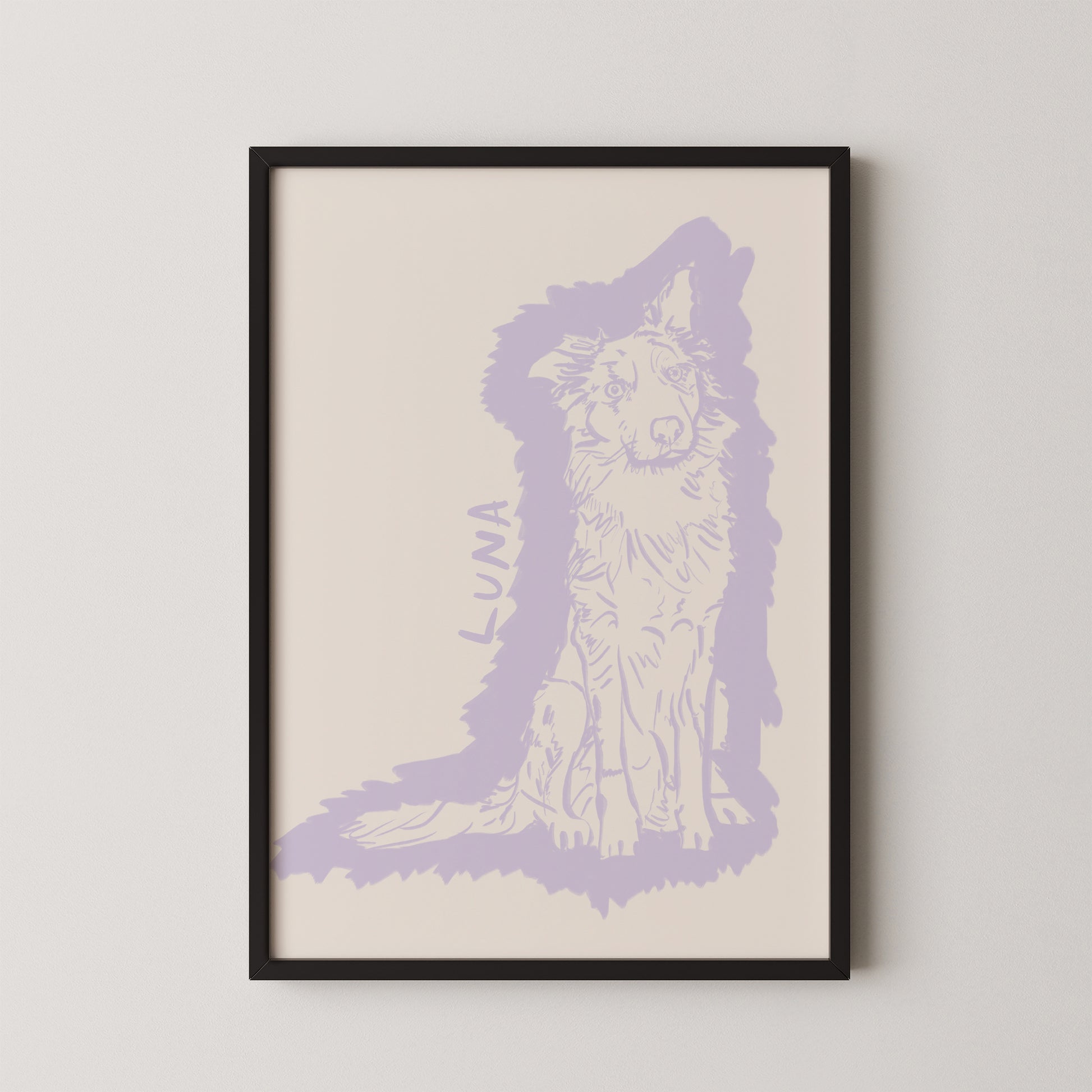 Halo Custom Portrait in Lilac