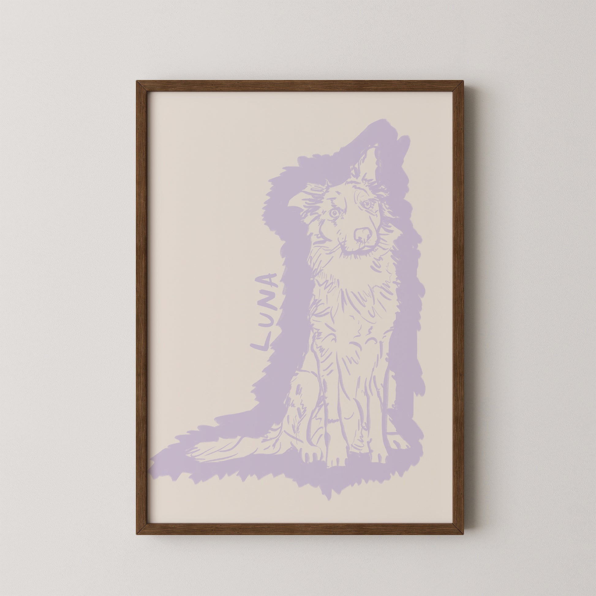 Halo Custom Portrait in Lilac