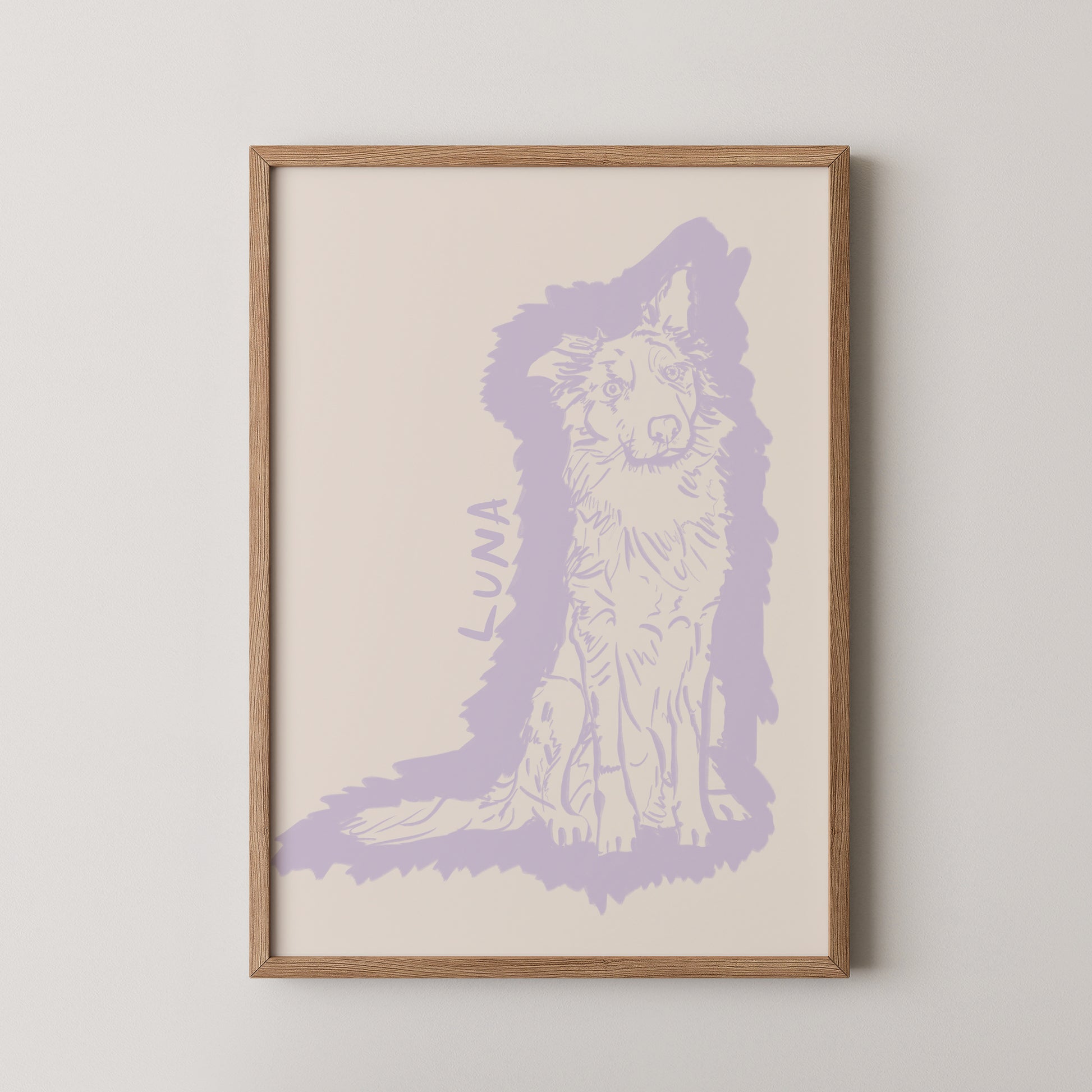 Halo Custom Portrait in Lilac