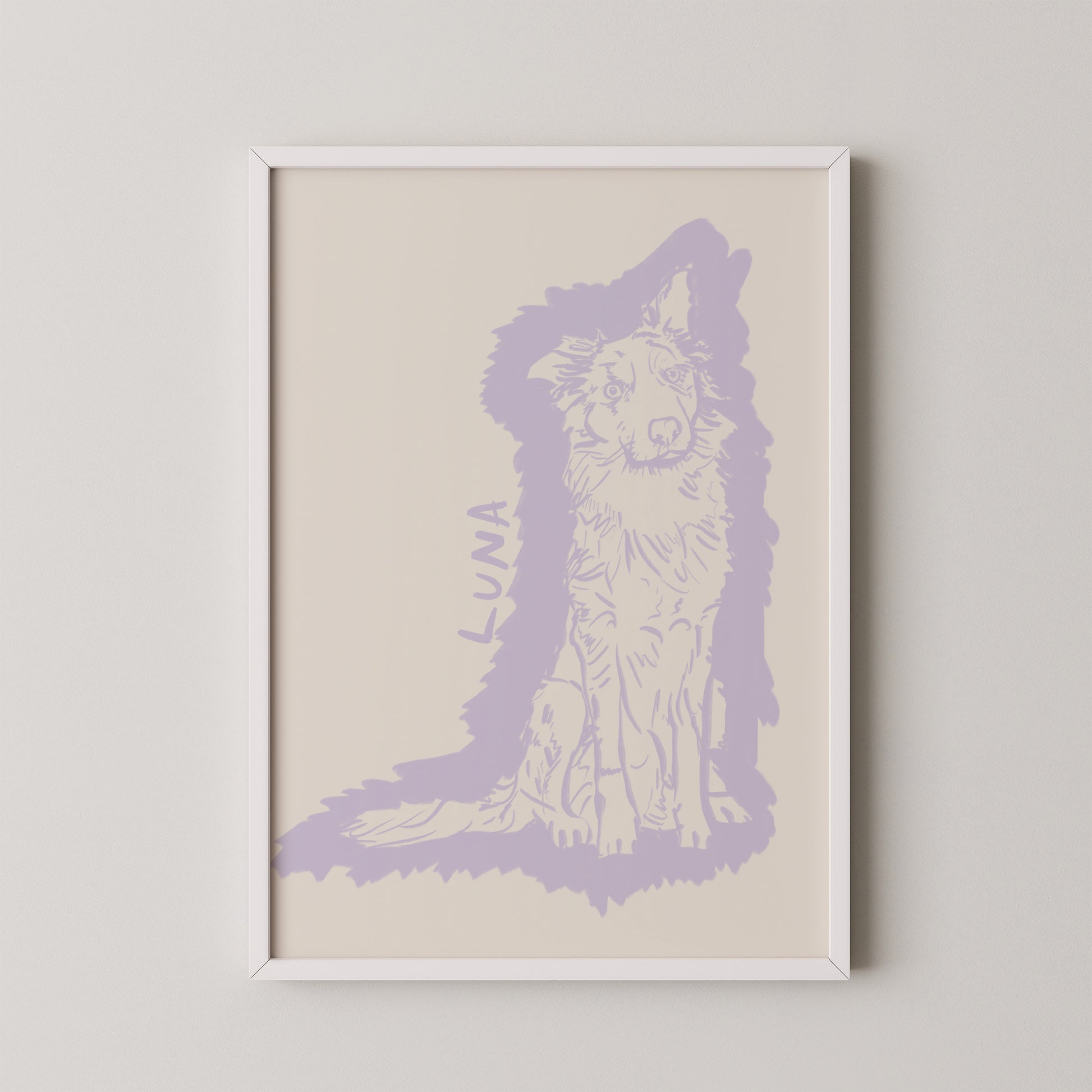 Halo Custom Portrait in Lilac