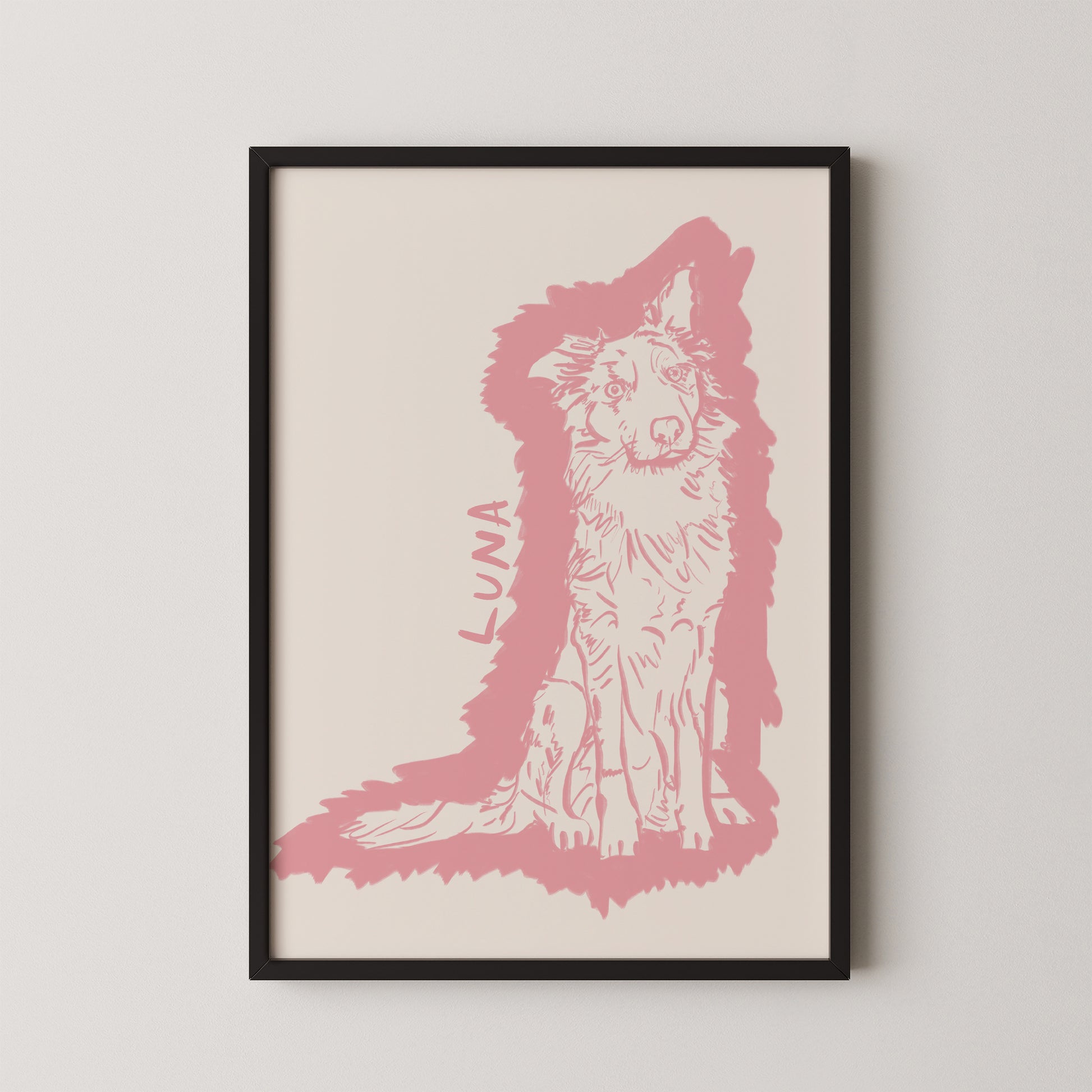 Halo Custom Portrait in Pink