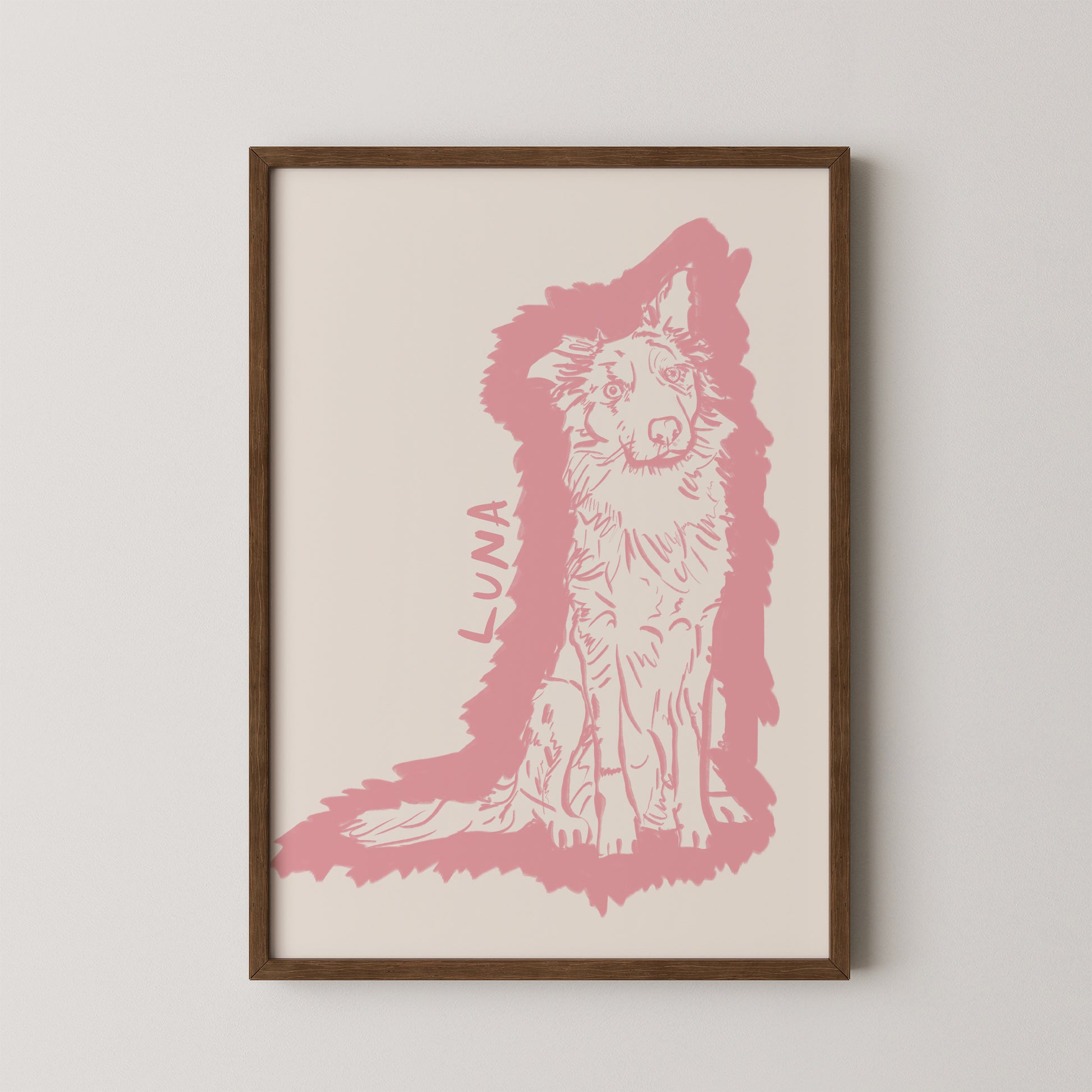 Halo Custom Portrait in Pink