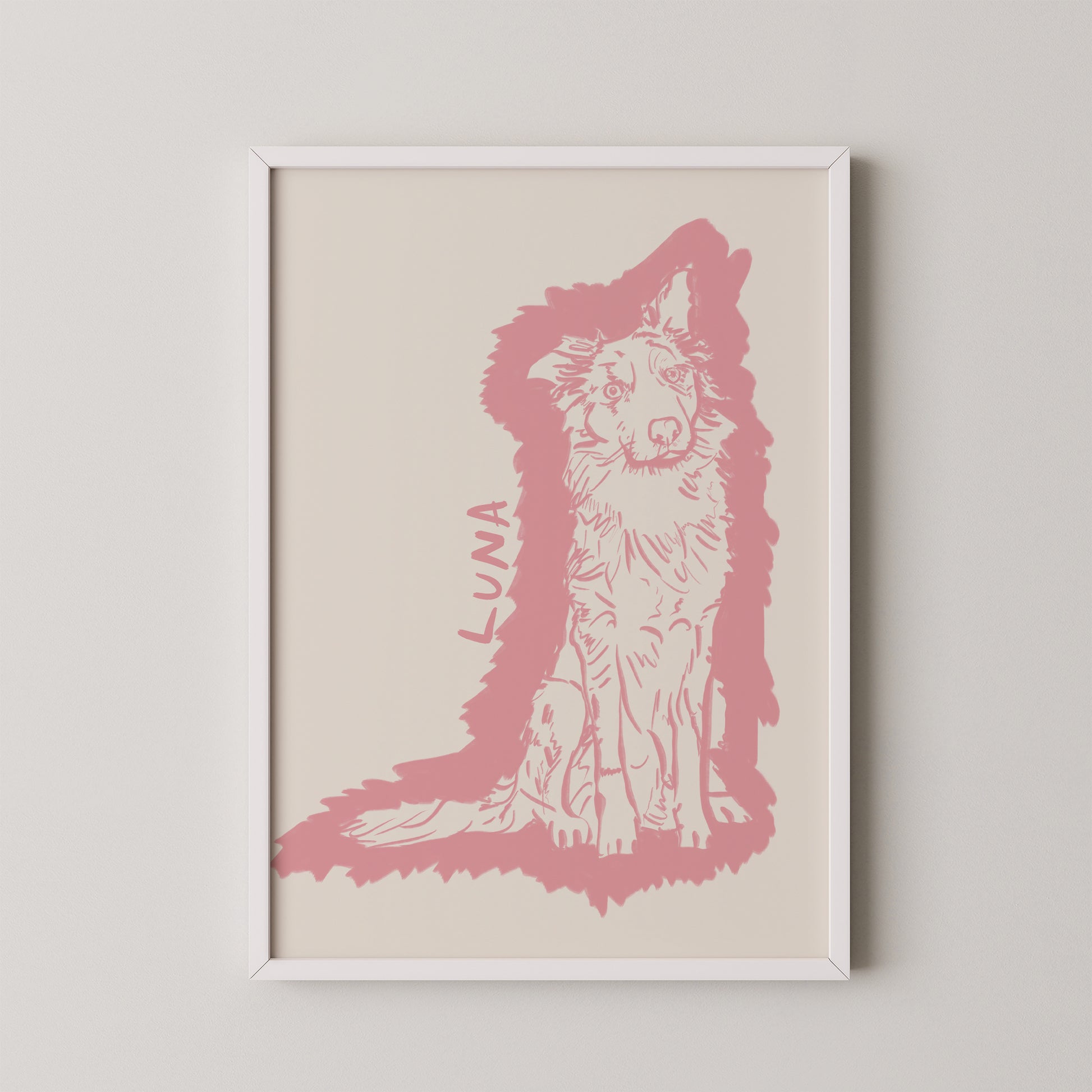 Halo Custom Portrait in Pink