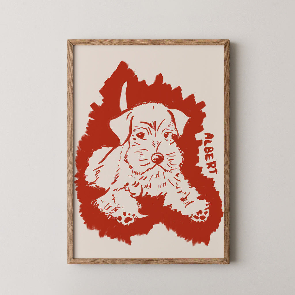 Halo Custom Portrait in Red