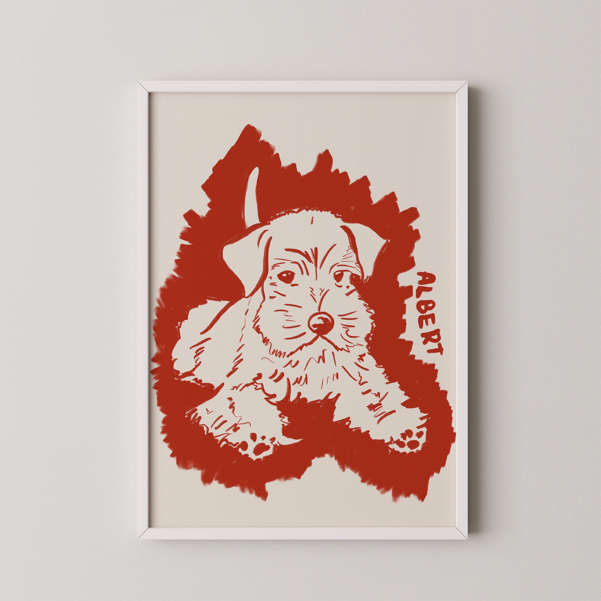 Halo Custom Portrait in Red