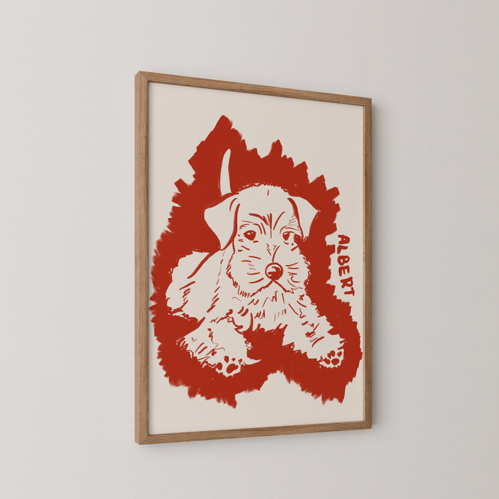 Halo Custom Portrait in Red