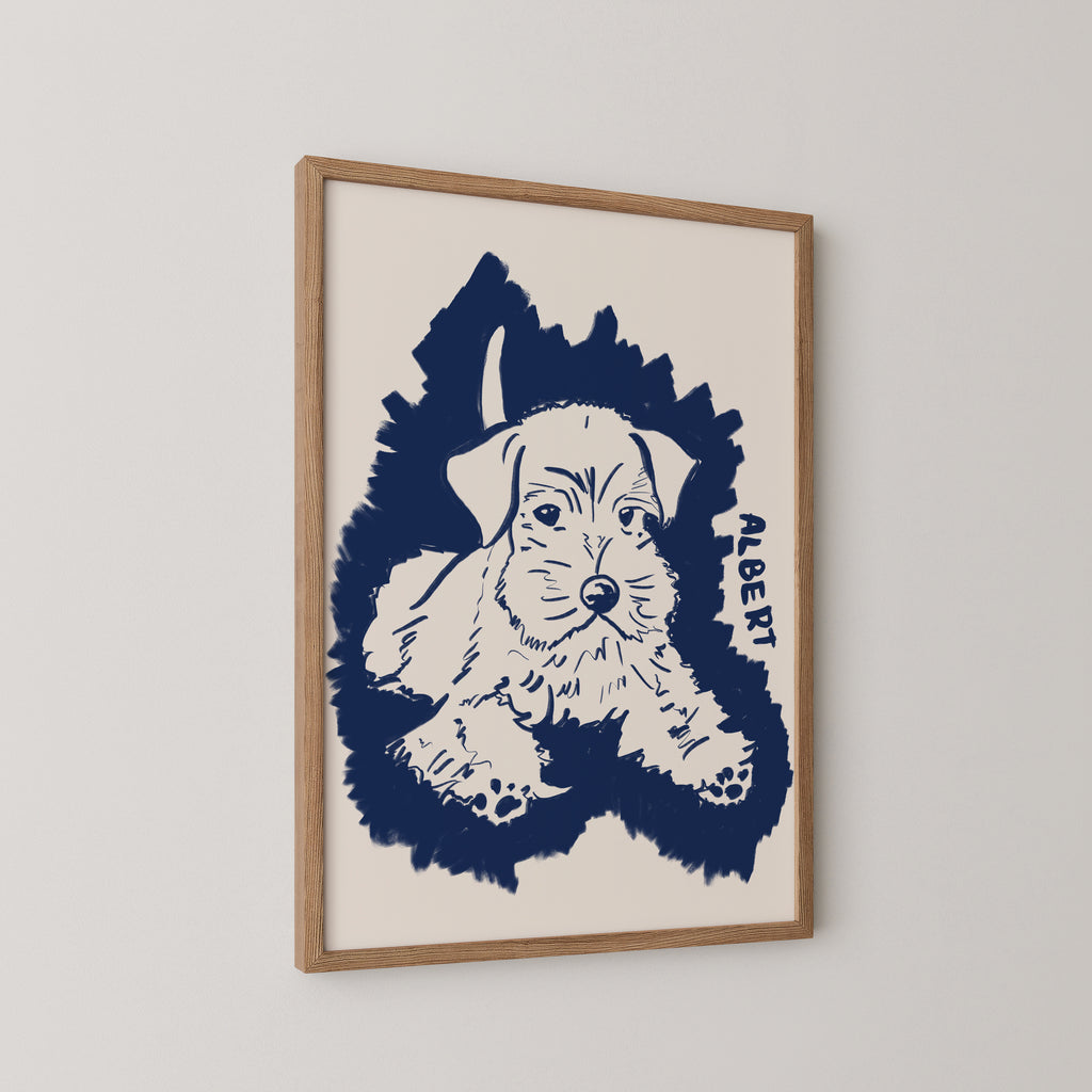 Halo Custom Portrait in Blue