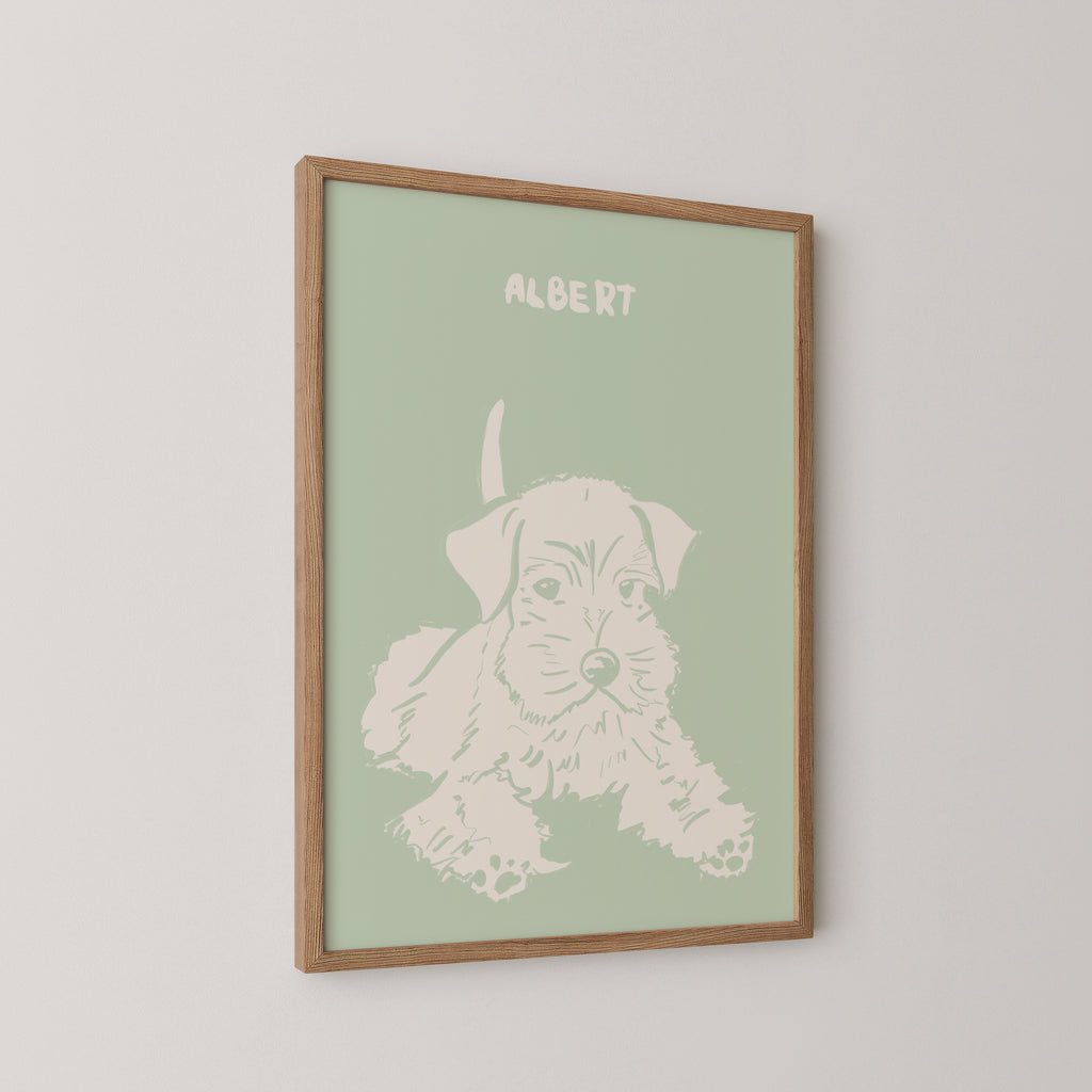 Soft Pop Custom Portrait Sage