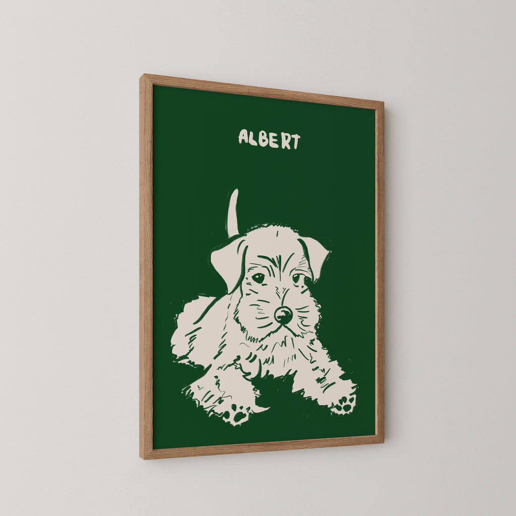 Soft Pop Custom Portrait Green