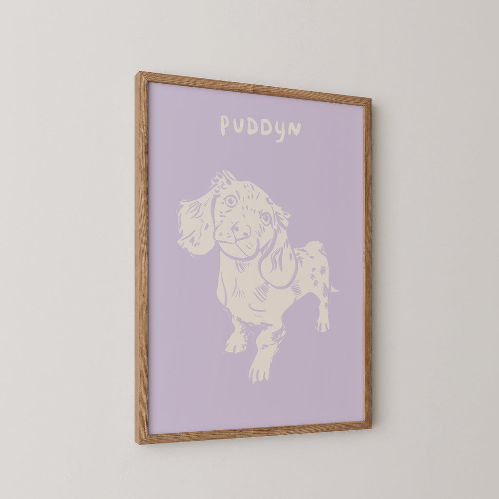 Soft Pop Custom Portrait Lilac