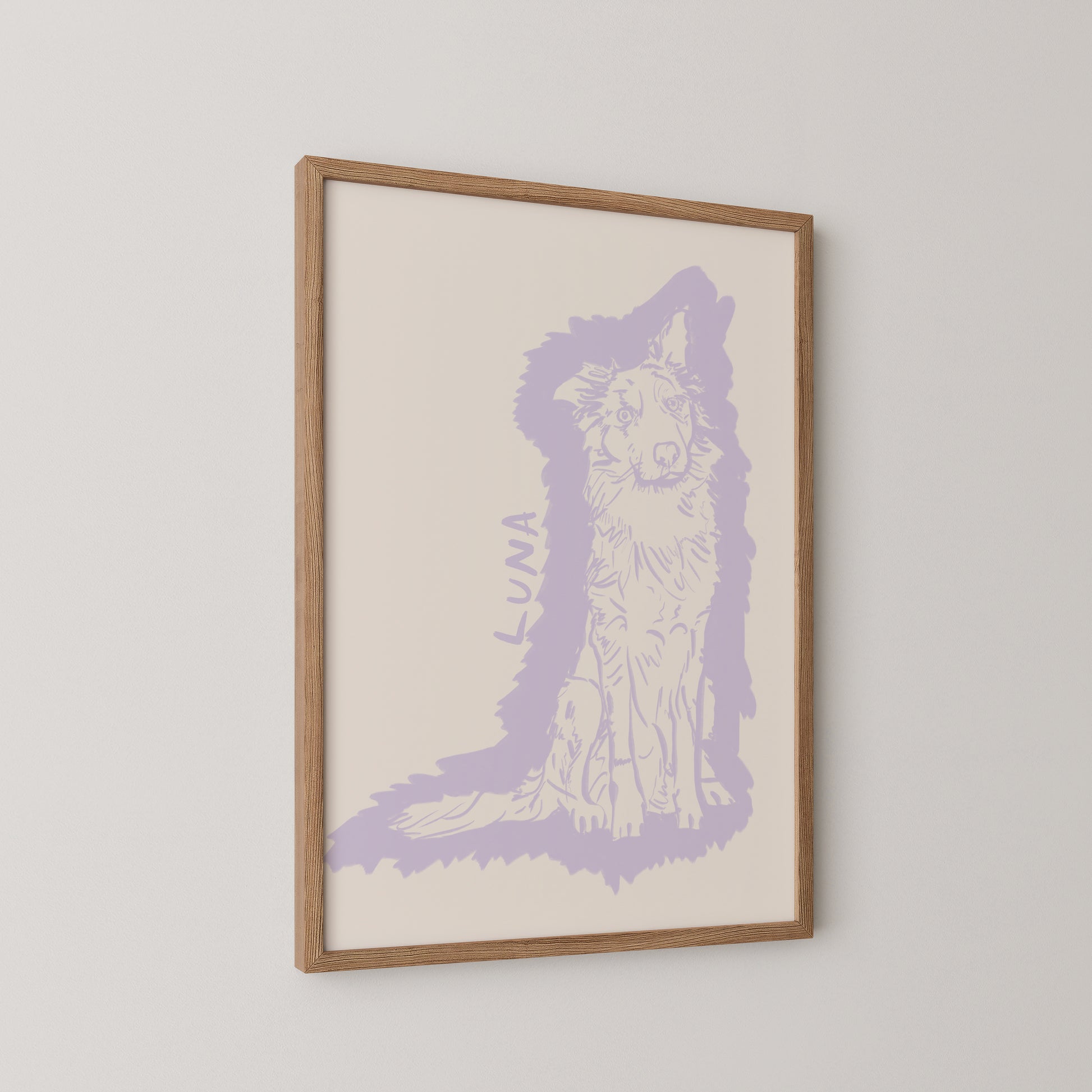 Halo Custom Portrait in Lilac