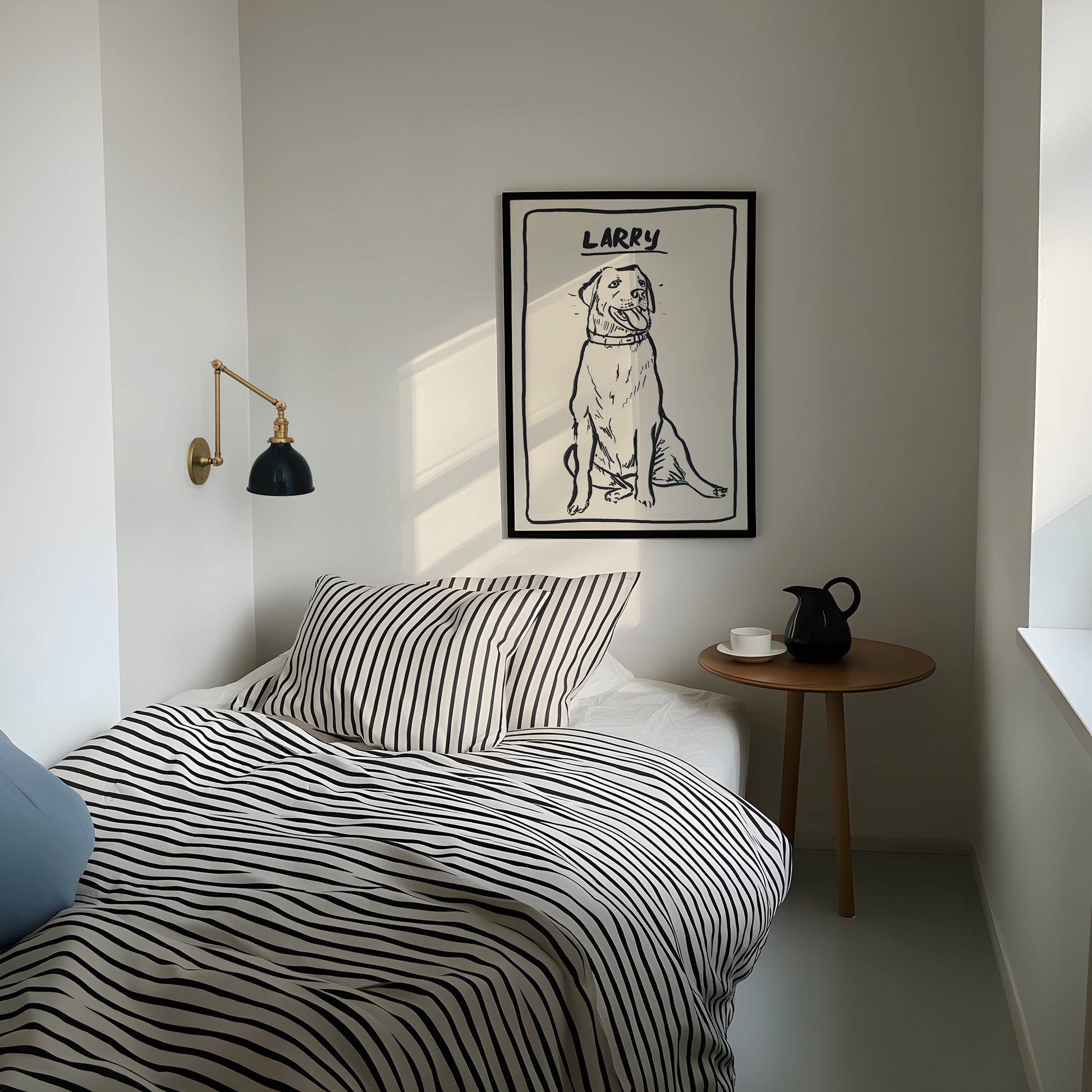 Line Custom Portrait in Black