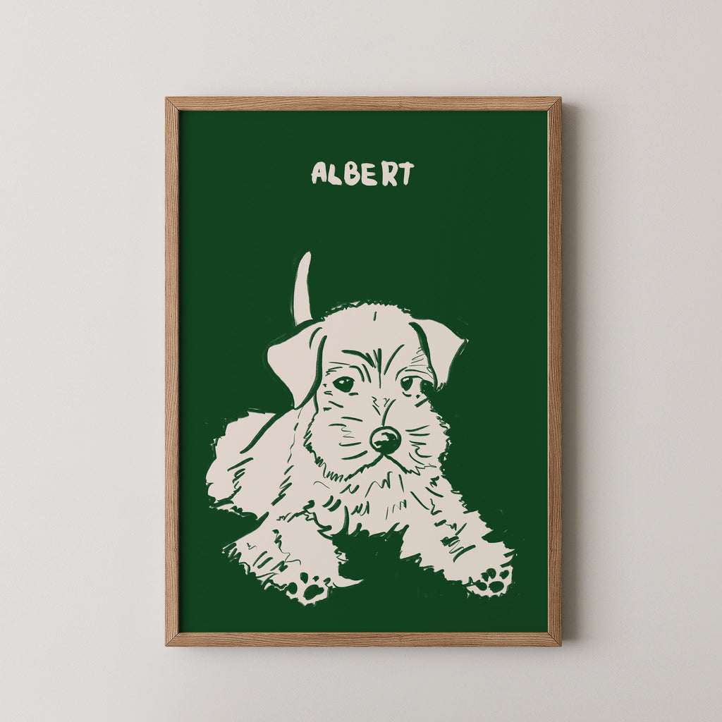 Soft Pop Custom Portrait Green