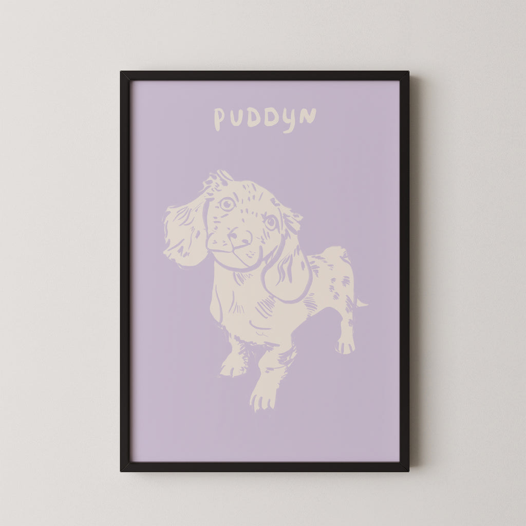 Soft Pop Custom Portrait Lilac