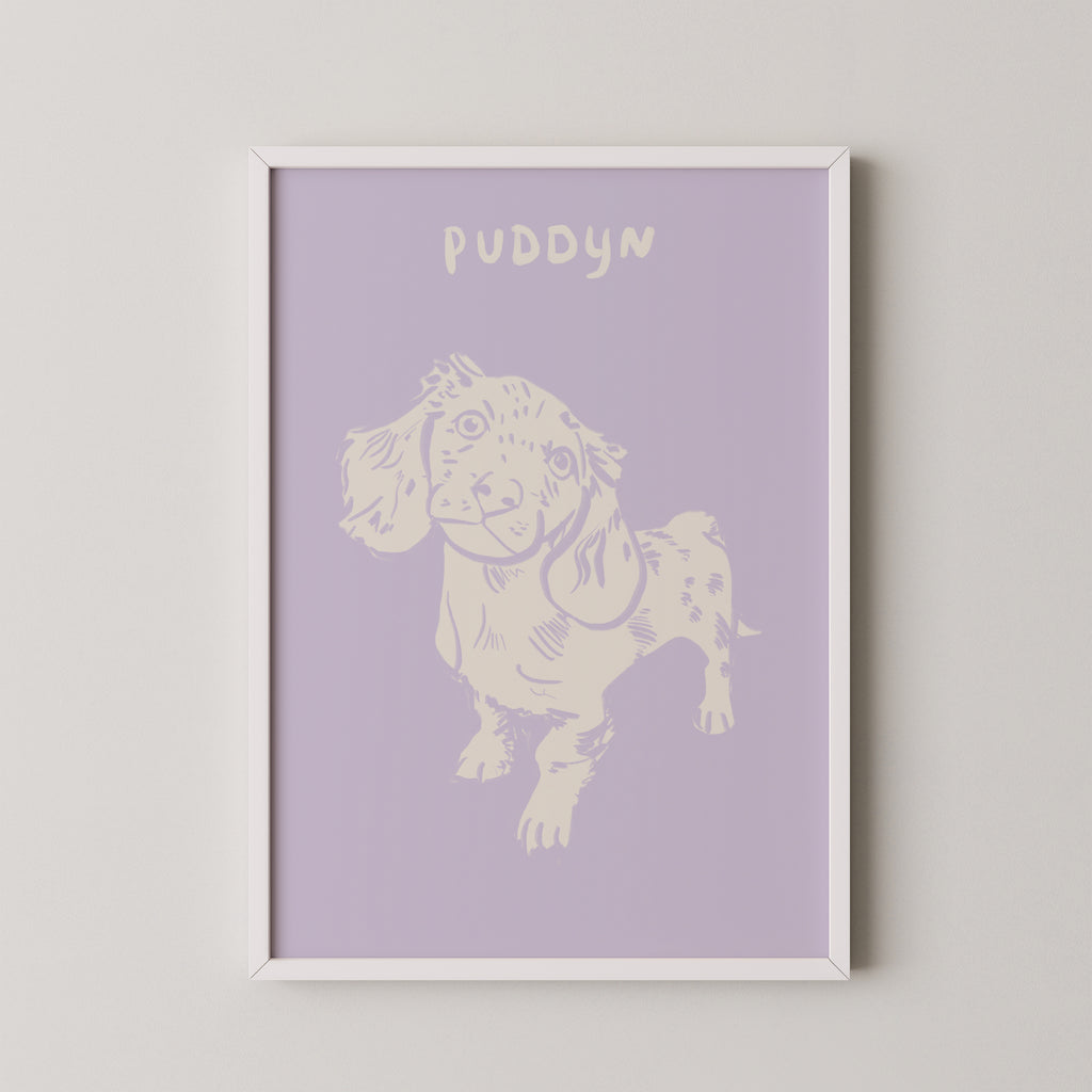 Soft Pop Custom Portrait Lilac